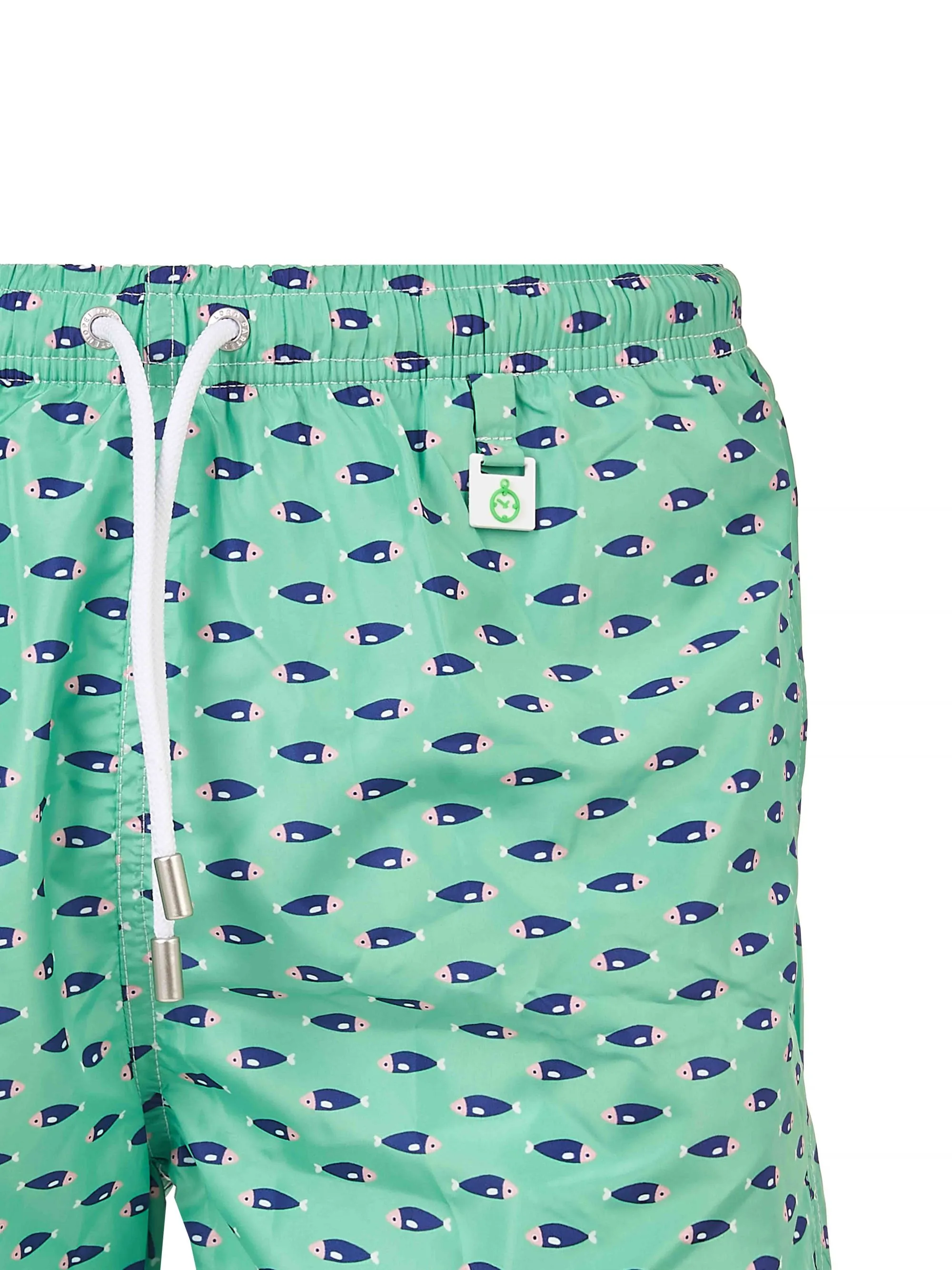 COSTUME DA BAGNO VERDE IN TECHNO STAMPATO