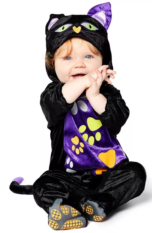 Costume da gatto di Halloween per bambini