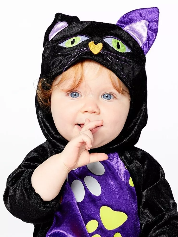 Costume da gatto di Halloween per bambini