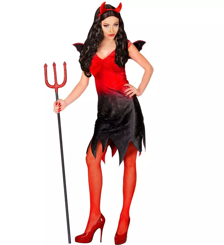 Costume di Halloween Sexy Devil Red Black