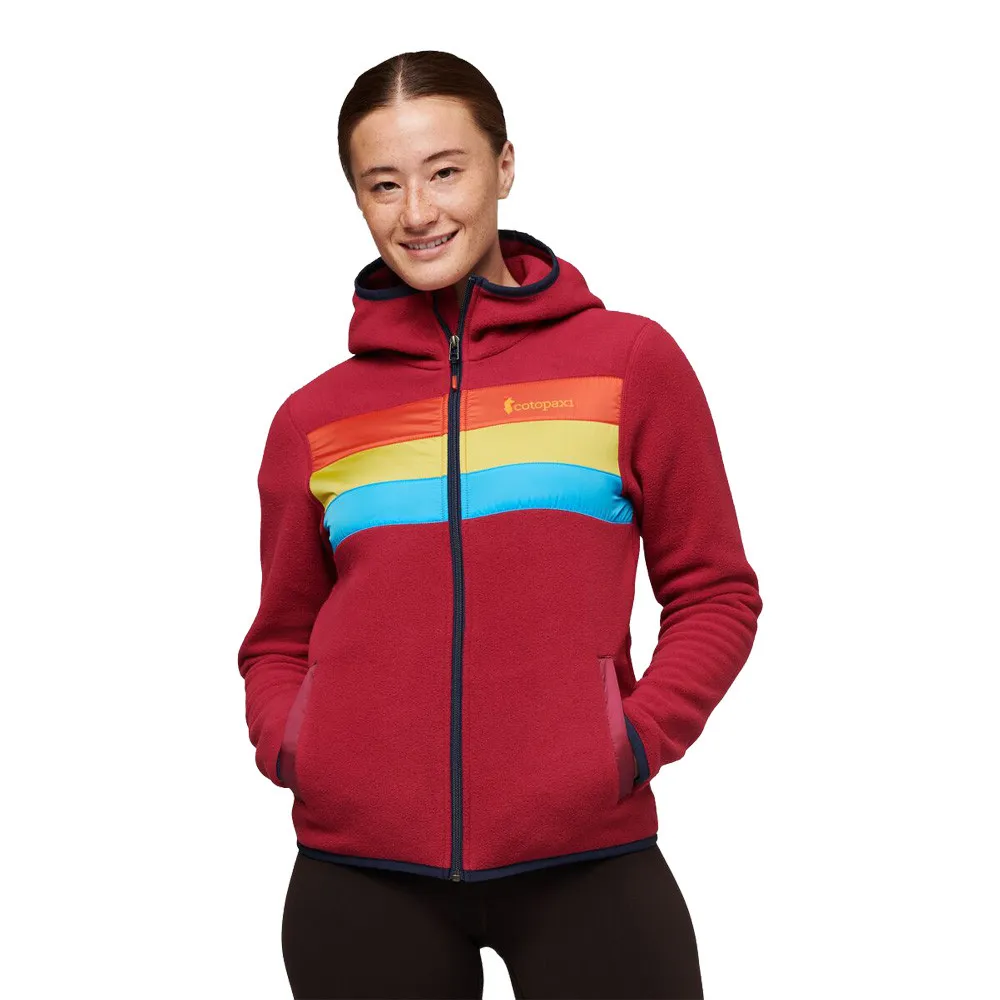Cotopaxi Teca Pile con cappuccio e zip da donna - SS23