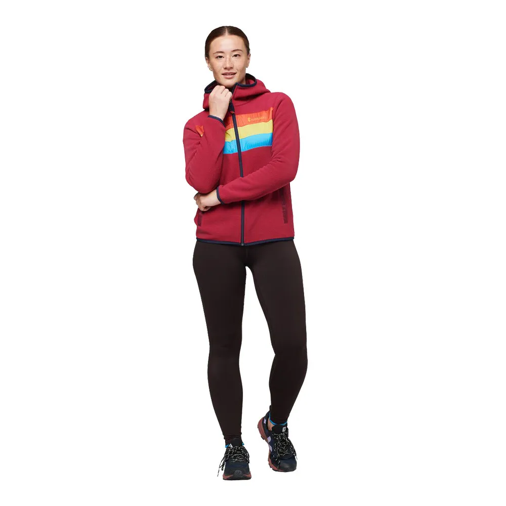 Cotopaxi Teca Pile con cappuccio e zip da donna - SS23