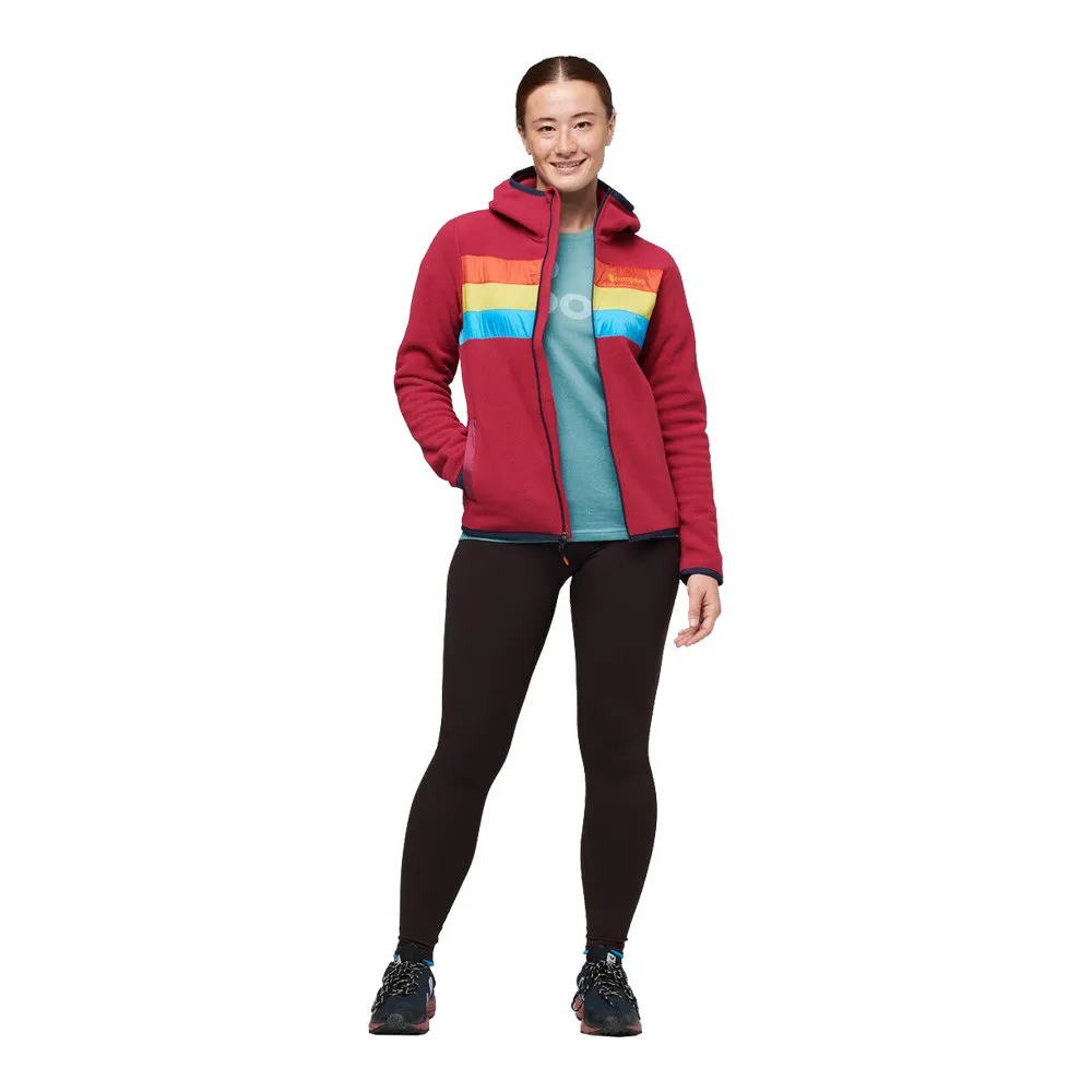 Cotopaxi Teca Pile con cappuccio e zip da donna - SS23