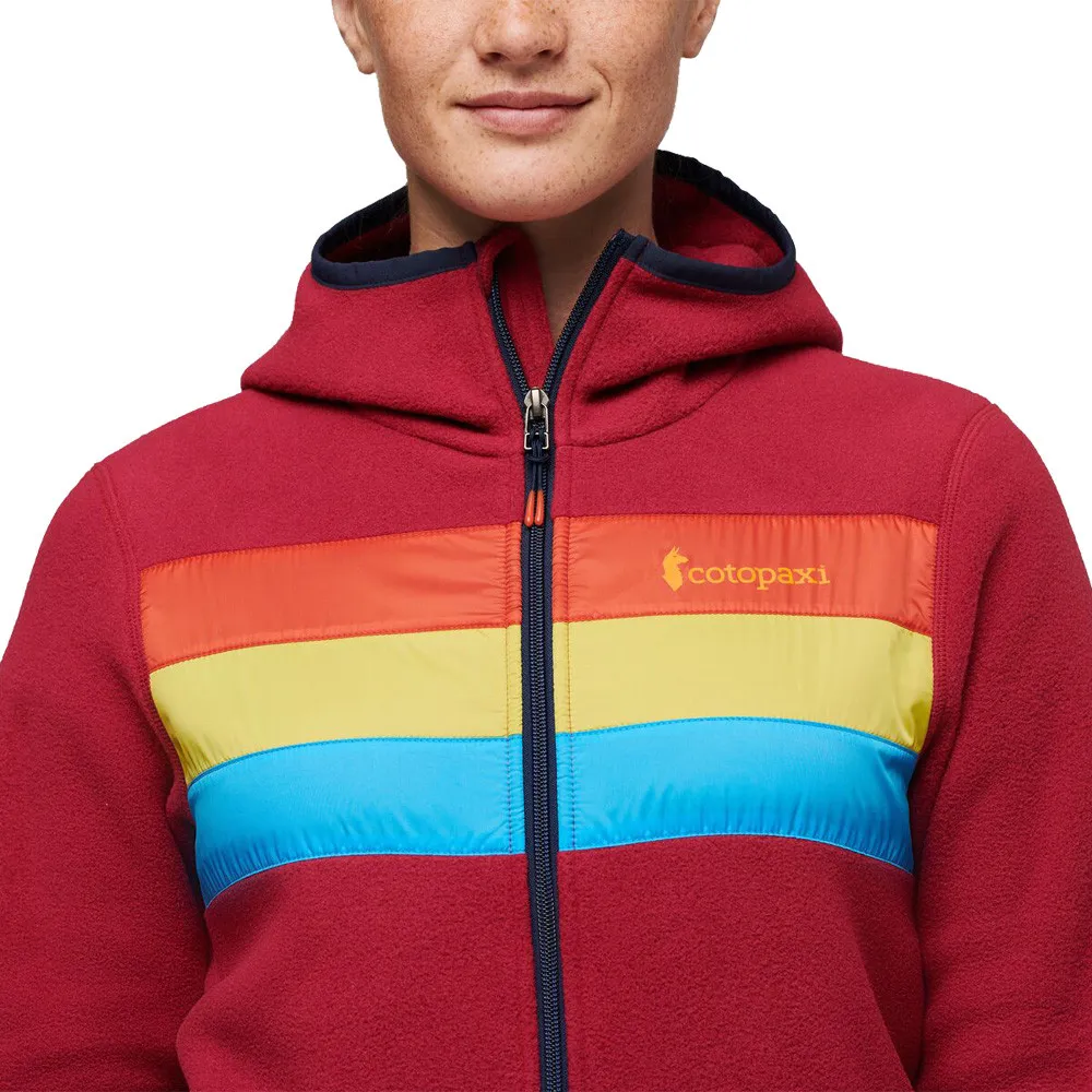 Cotopaxi Teca Pile con cappuccio e zip da donna - SS23