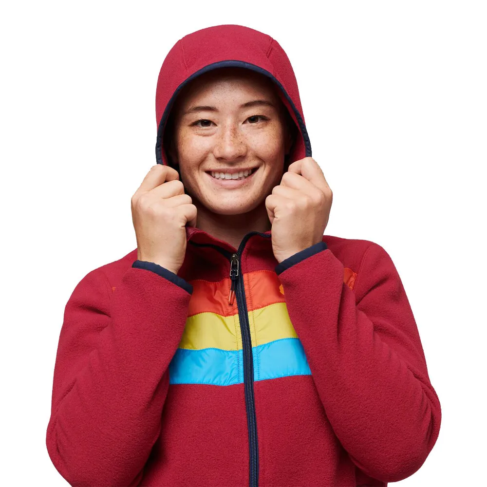 Cotopaxi Teca Pile con cappuccio e zip da donna - SS23