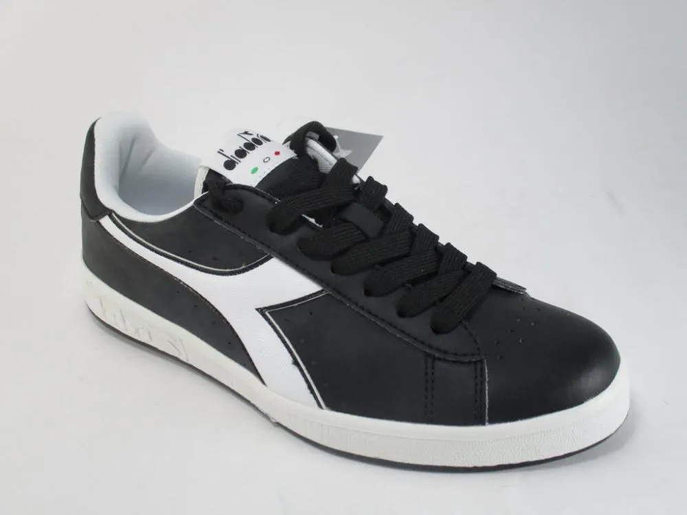 Diadora scarpa sneakers da uomo Game P 101 160281 01 80013 nero-bianco