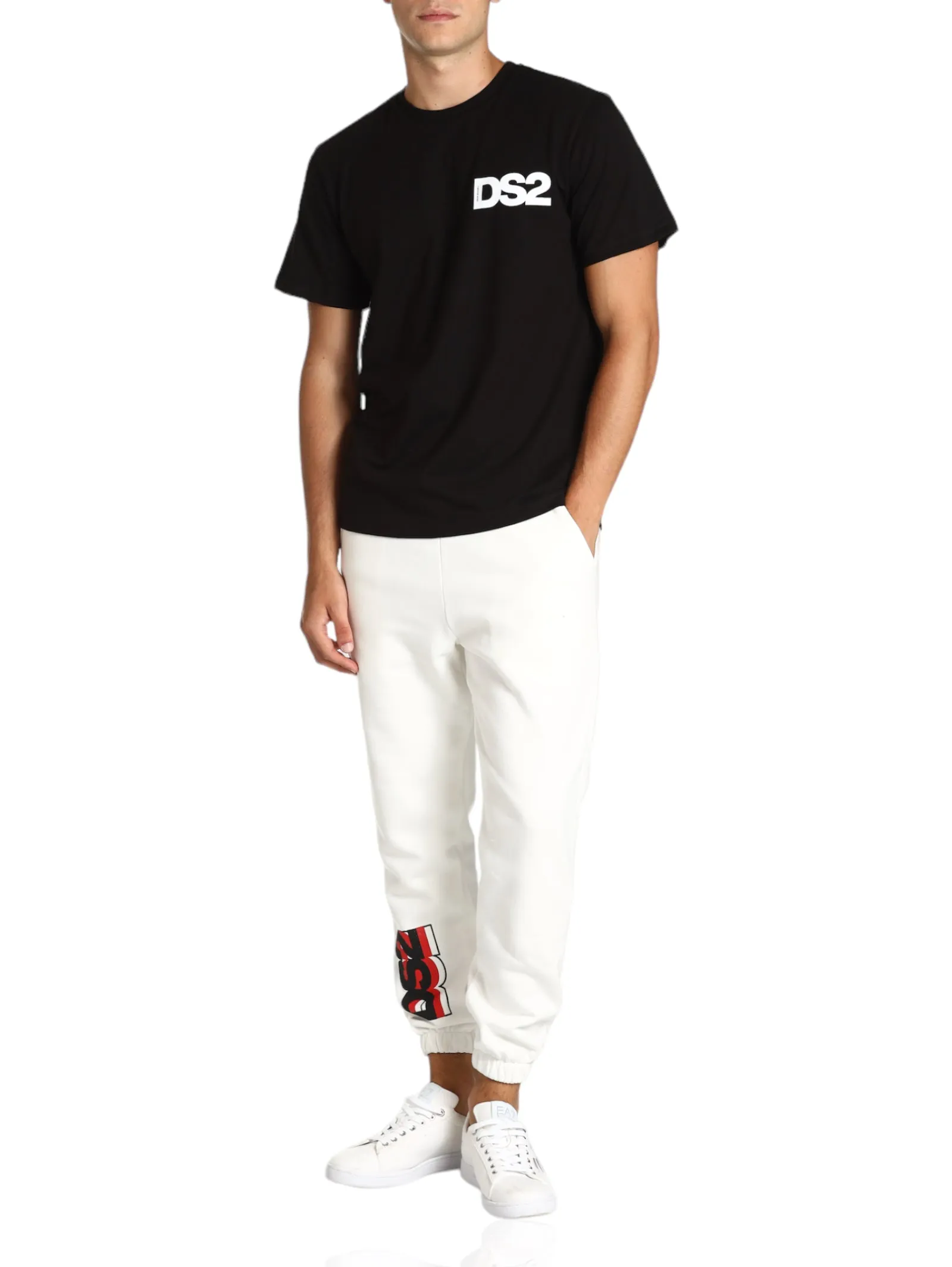 Drop Season 2 Uomo Completo Tuta FW23208-WHITE Bianco