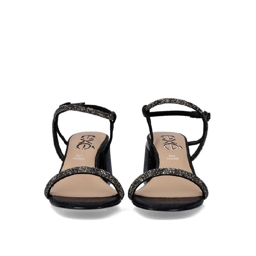 EX - SANDALO CON TACCO mod. Carmen - Black