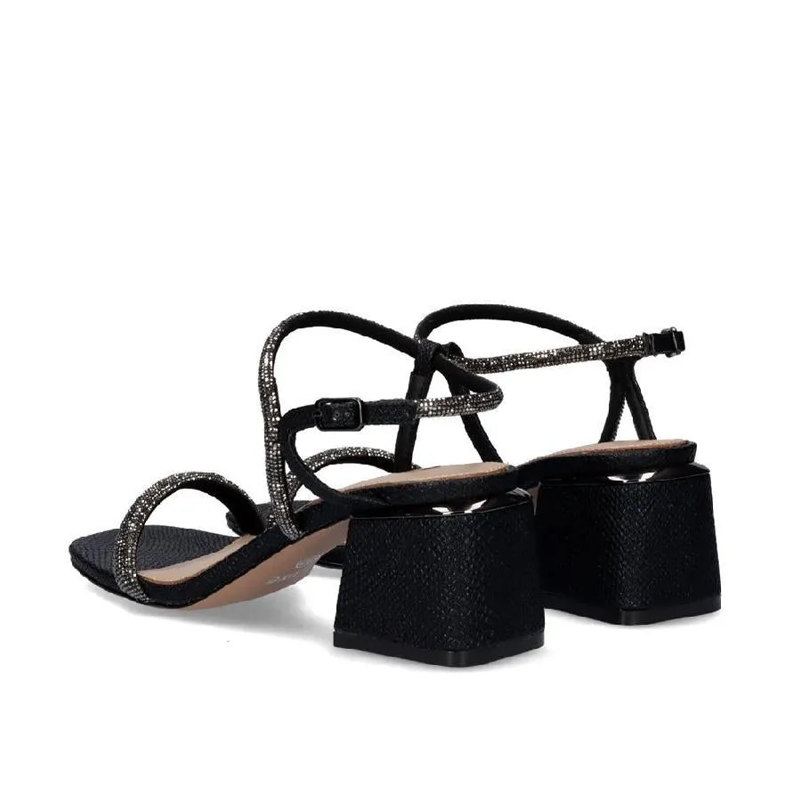 EX - SANDALO CON TACCO mod. Carmen - Black
