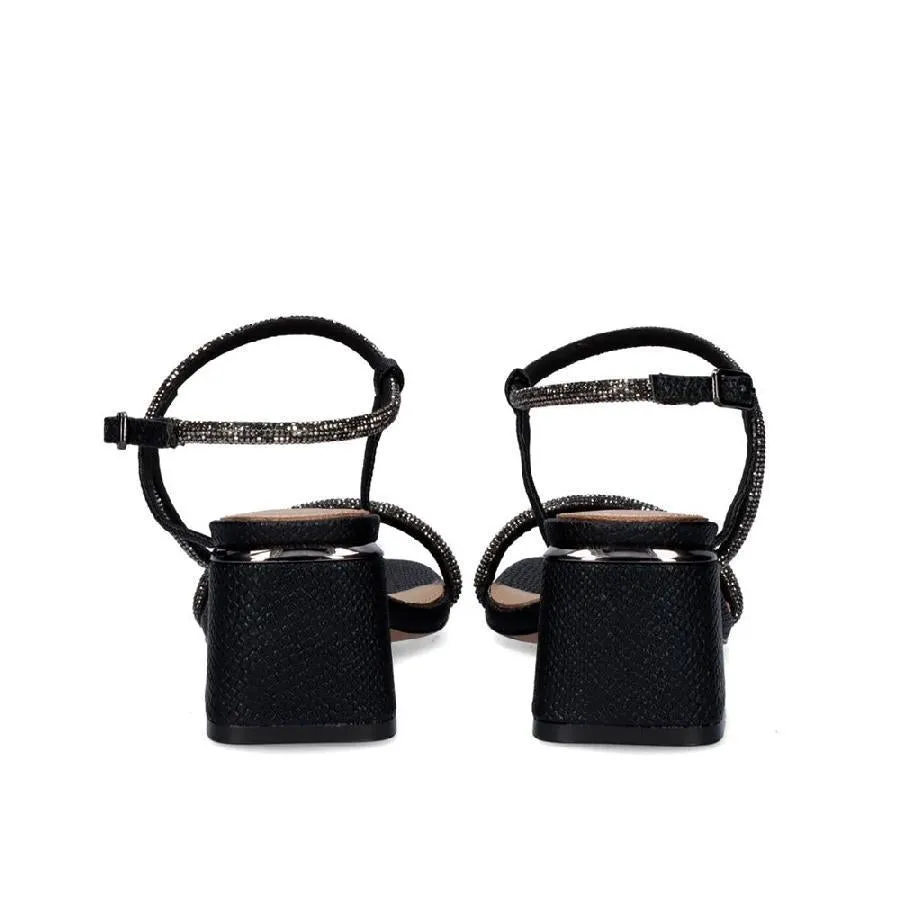 EX - SANDALO CON TACCO mod. Carmen - Black