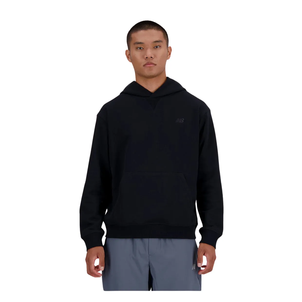 Felpa Uomo New Balance Athletics French Terry Nero