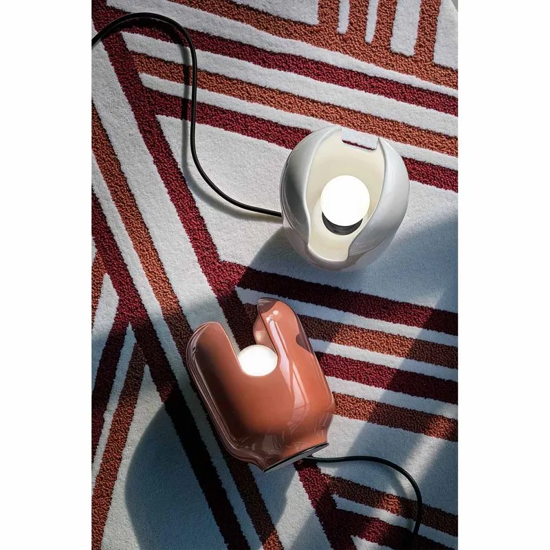 Ferroluce Lampada Da Tavolo Batucada Grigio Sabbia