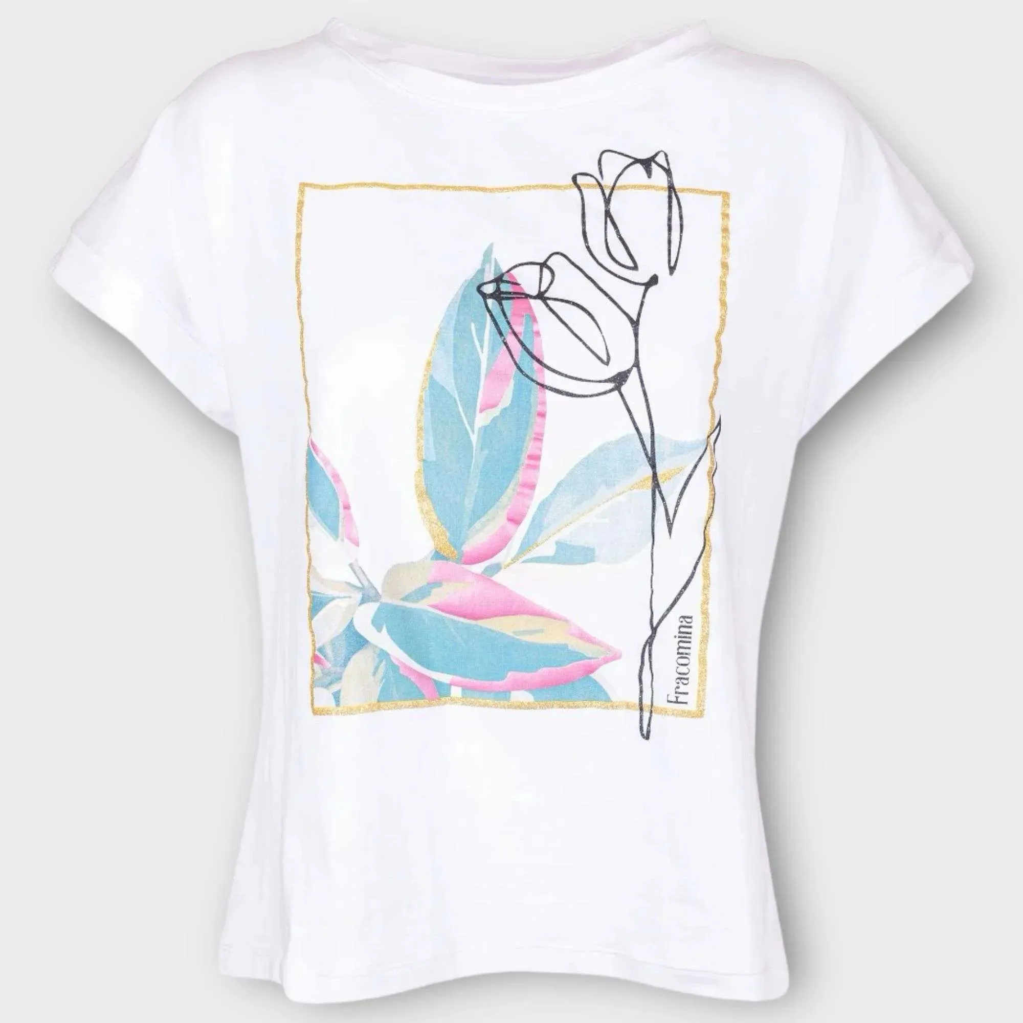 Fracomina – T-shirt regular jersey elasticizzato