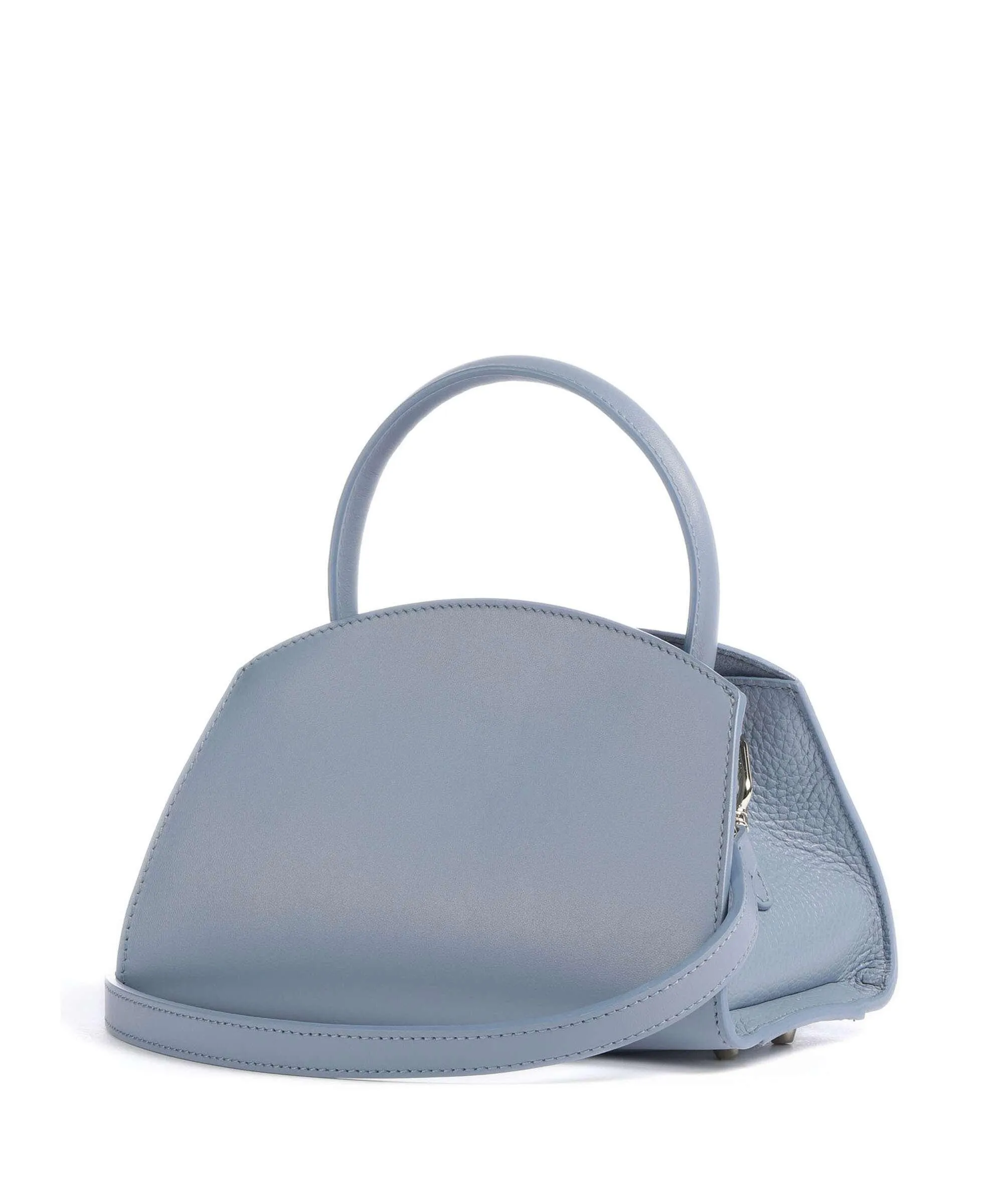  Furla Genesi Mini Borsa a mano pelle blu-grigio  