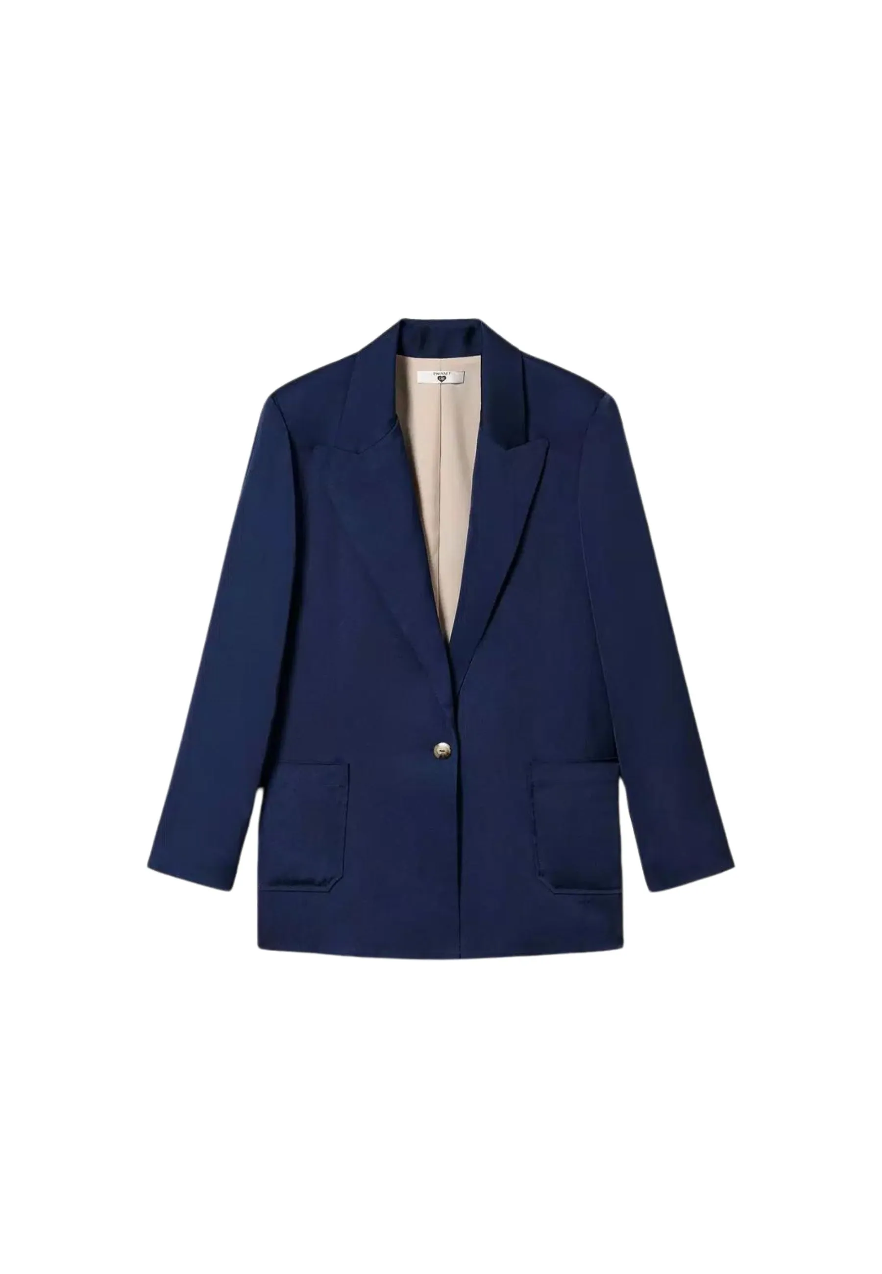 Giacca blazer in raso