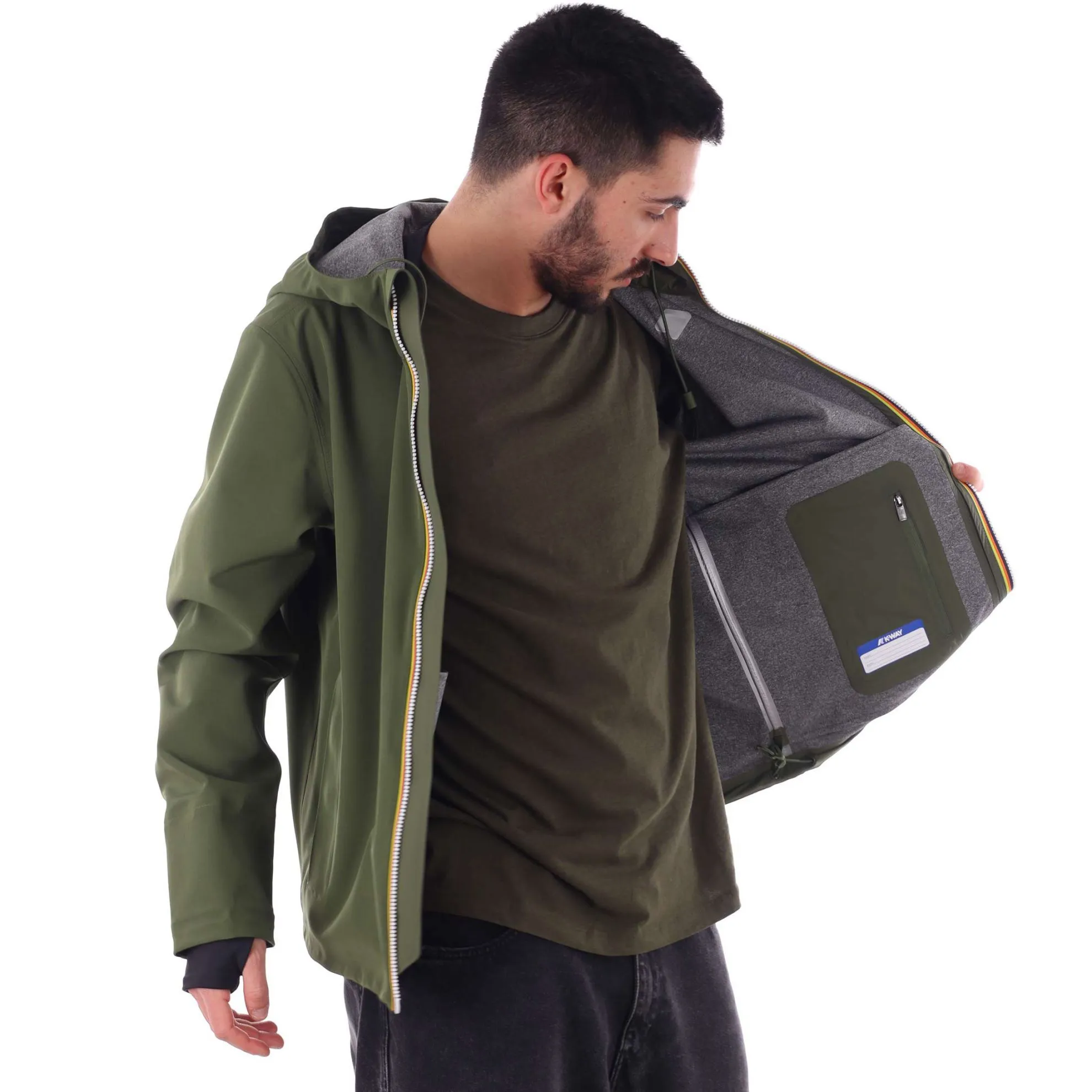 Giacca jacko bonded jersey