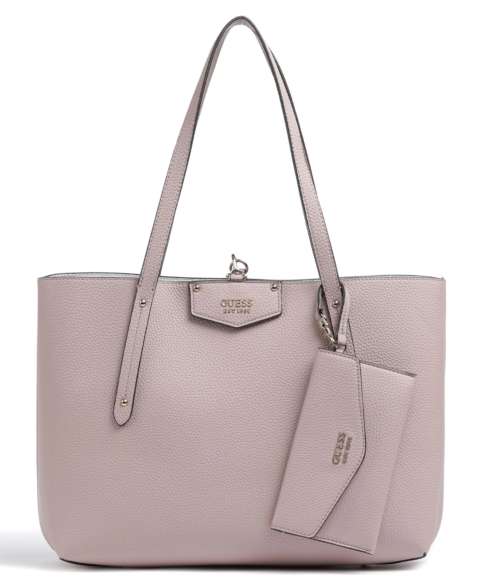  Guess Brenton Eco Borsa shopper pelle sintetica rosa antico  