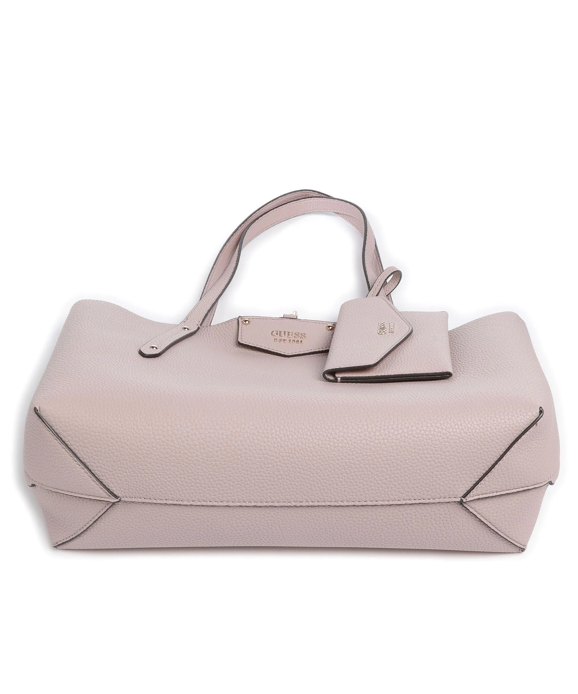  Guess Brenton Eco Borsa shopper pelle sintetica rosa antico  