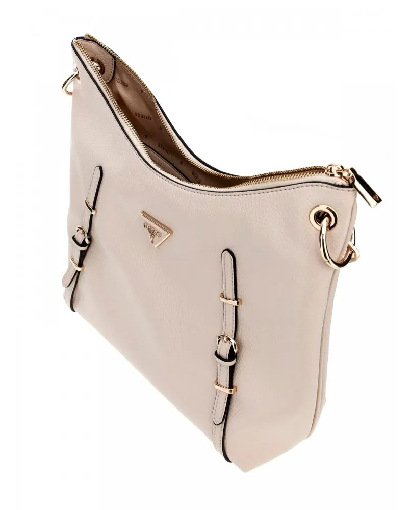 GUESS BS850103 LEVIA borsa spalla grande morbida bianco