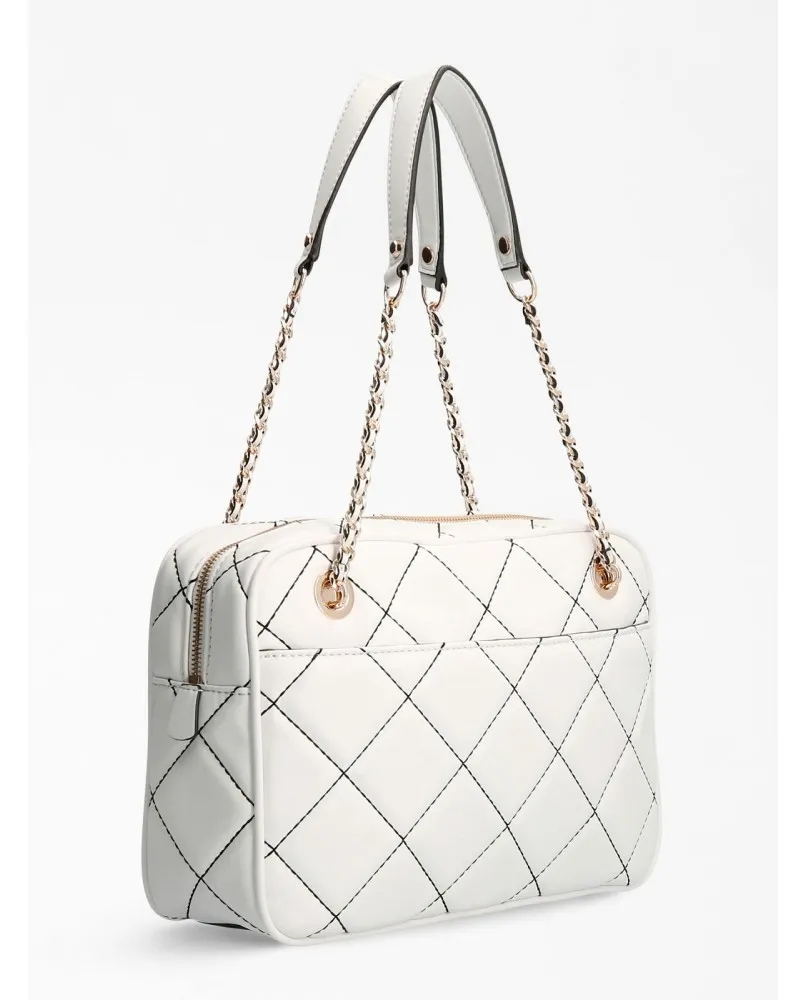 GUESS CESSILY QC767918 borsa a mano shopper bianco