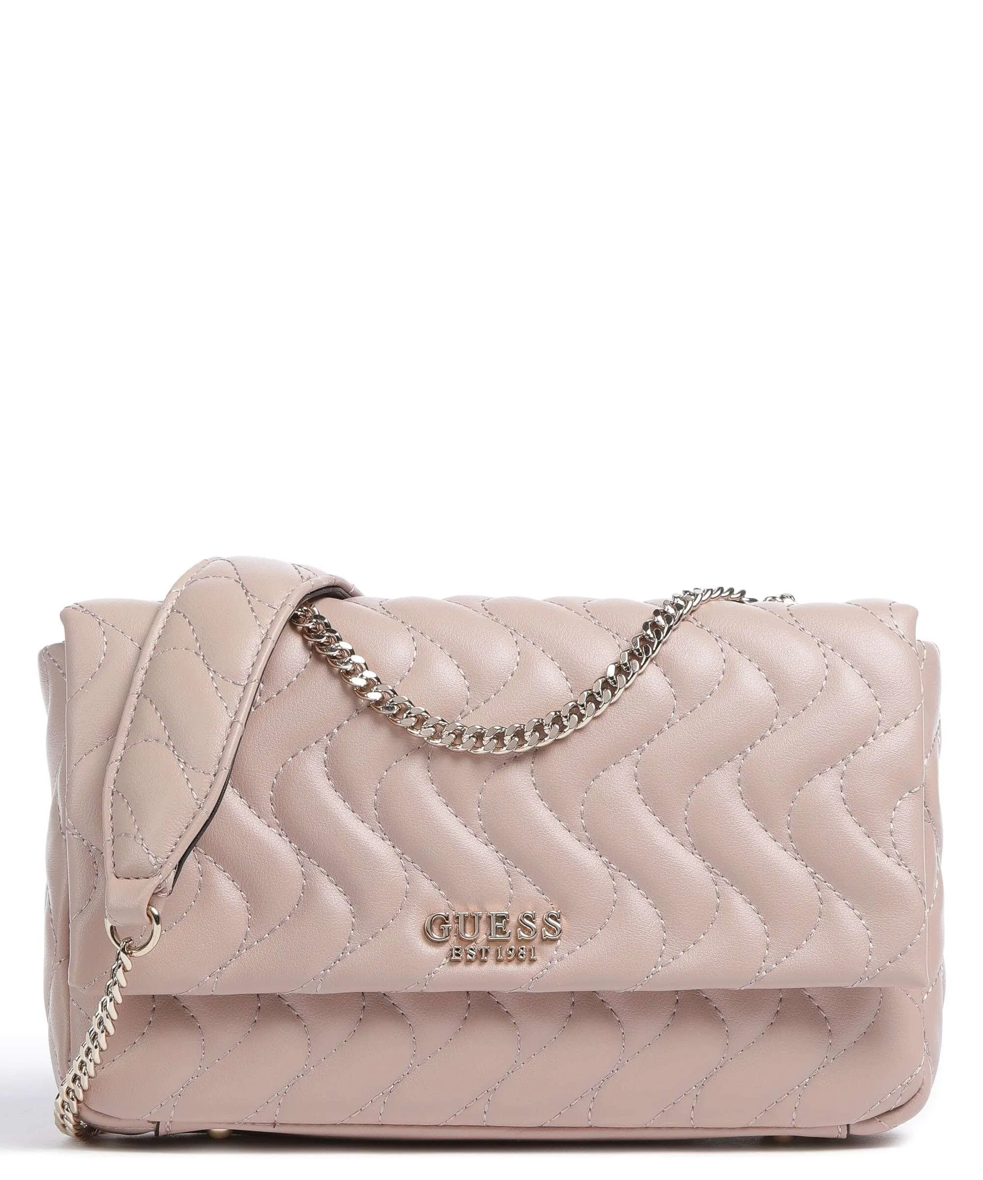  Guess Mai Eco Borsa a spalla pelle sintetica rosa antico  