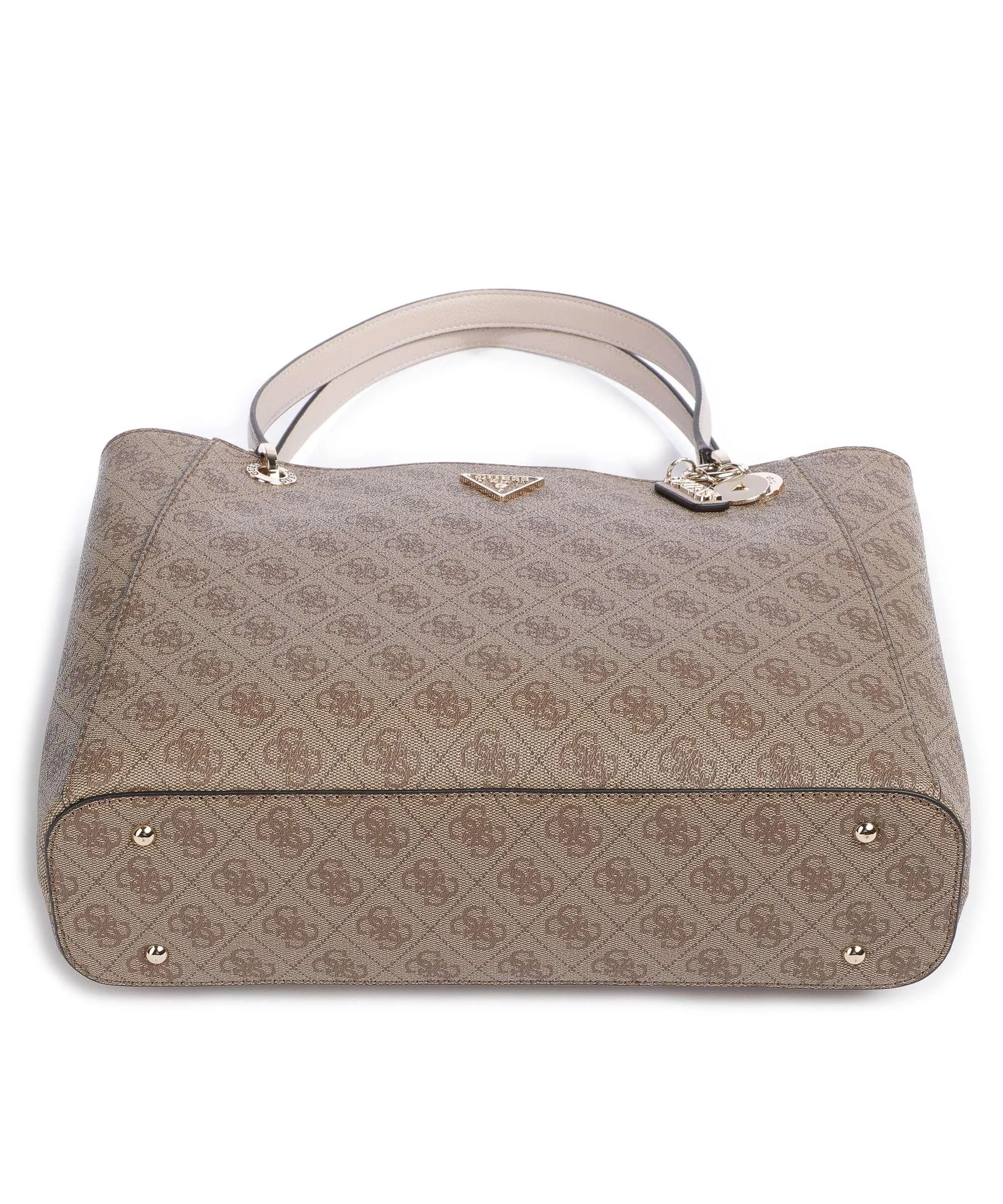  Guess Noelle Borsa shopper pelle sintetica marrone chiaro  