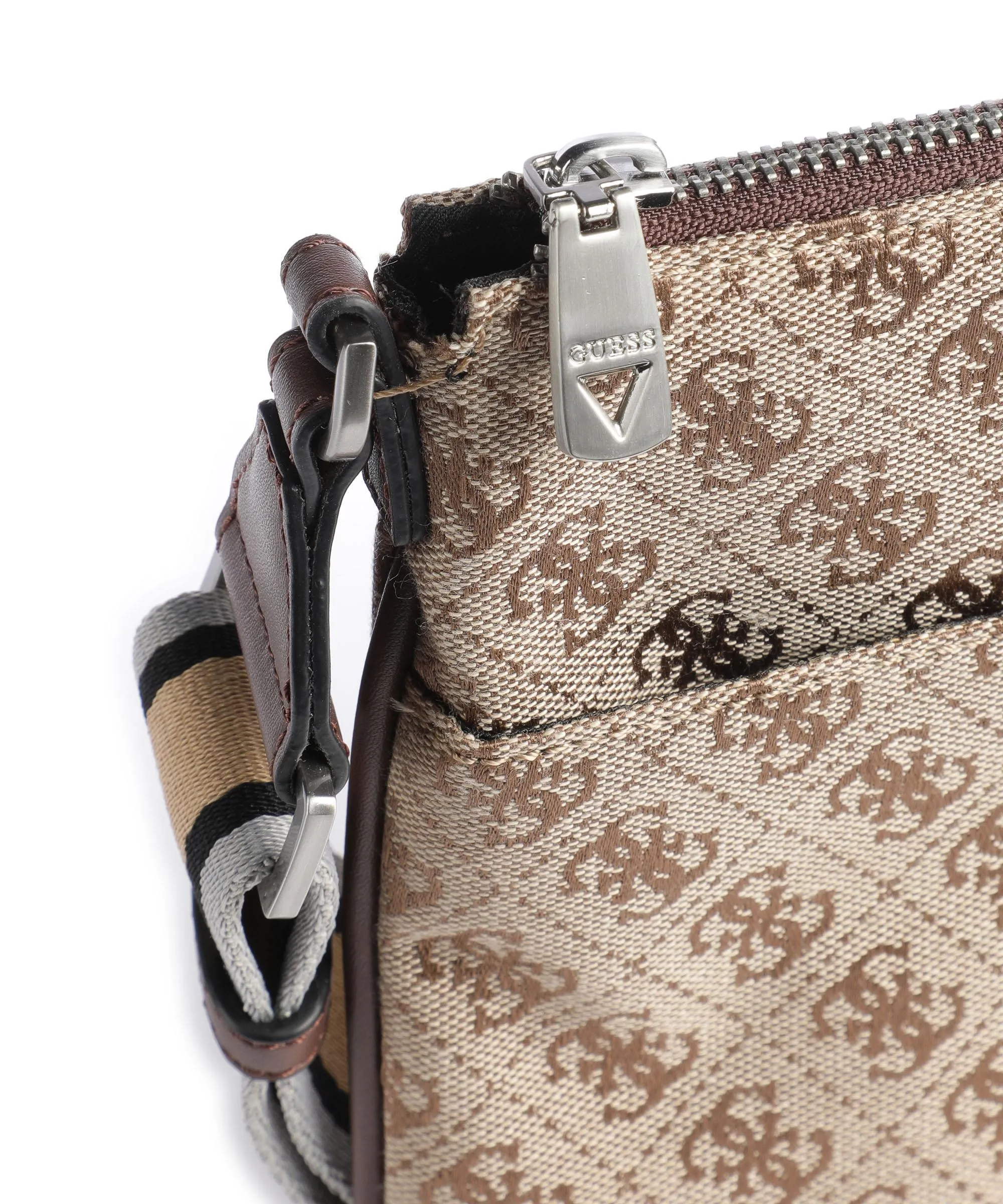  Guess Strave Borsa a tracolla poliestere beige  