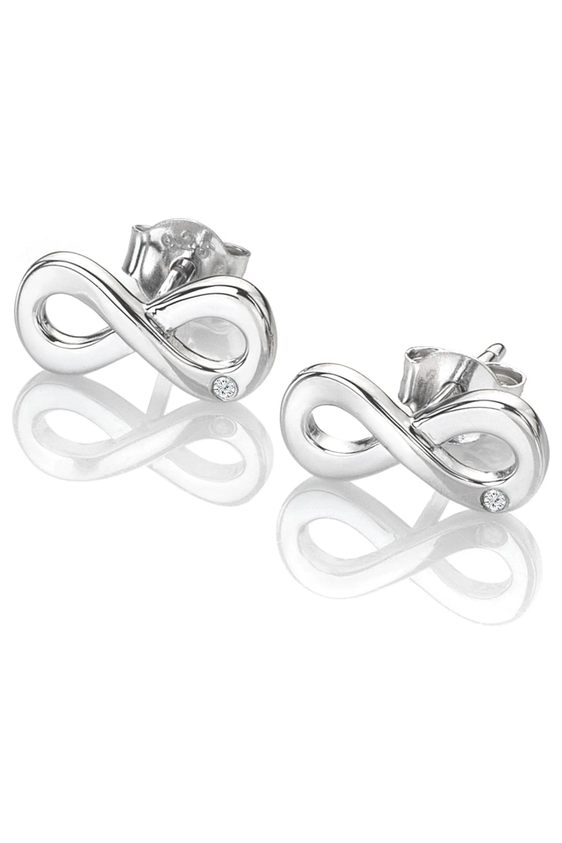 Hot Diamonds Argento - Orecchini con simbolo dell'infinito e amuleti