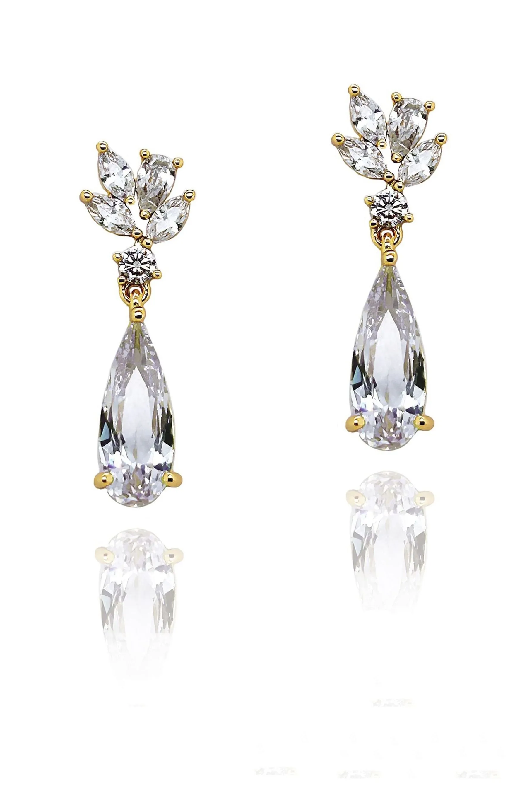 Ivory & Co - Harrogate - Orecchini pendenti classici con cristalli