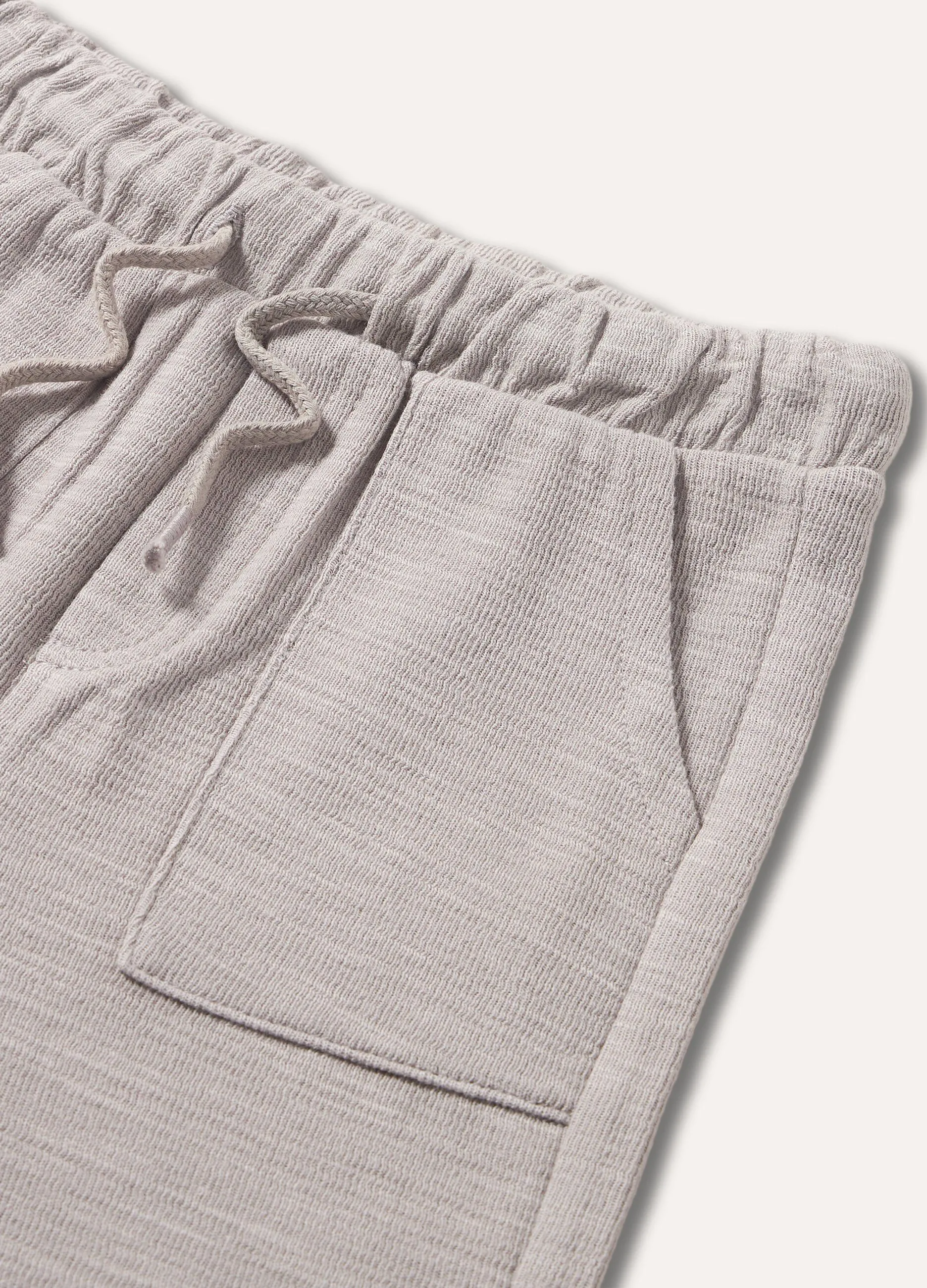 Joggers in cotone garzato neonato