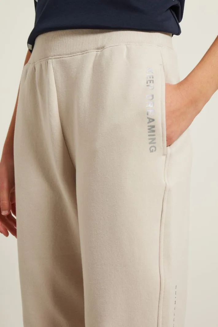 Joggers in jersey