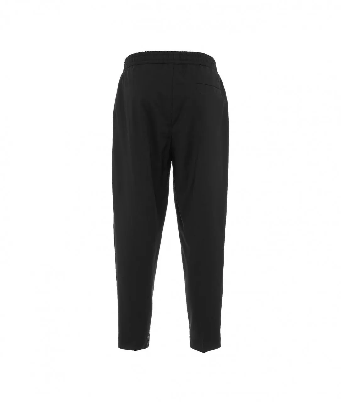 Joggers in Schurwolle Schwarz Schwarz