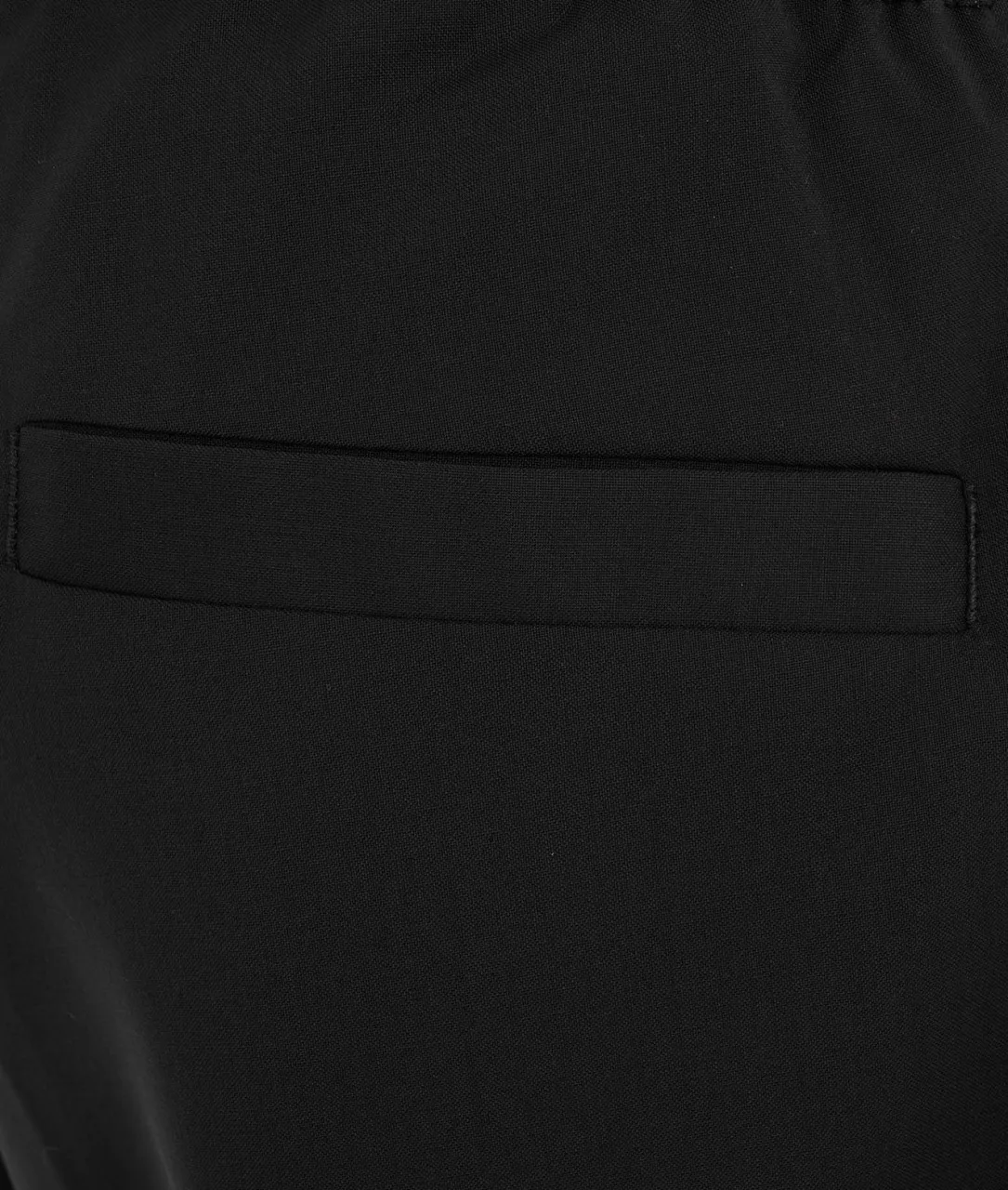 Joggers in Schurwolle Schwarz Schwarz