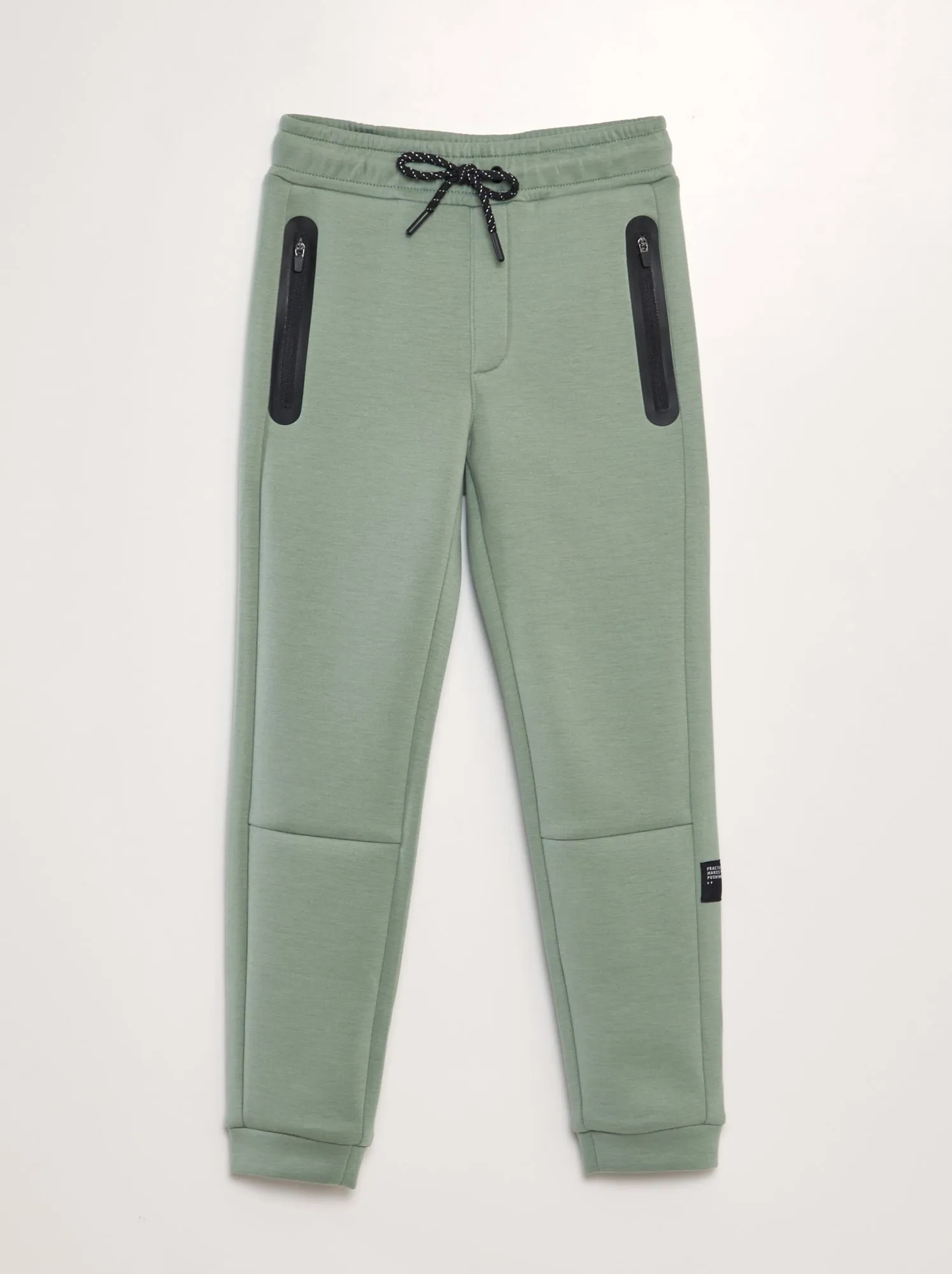 Joggers sportivi in neoprene - VERDE