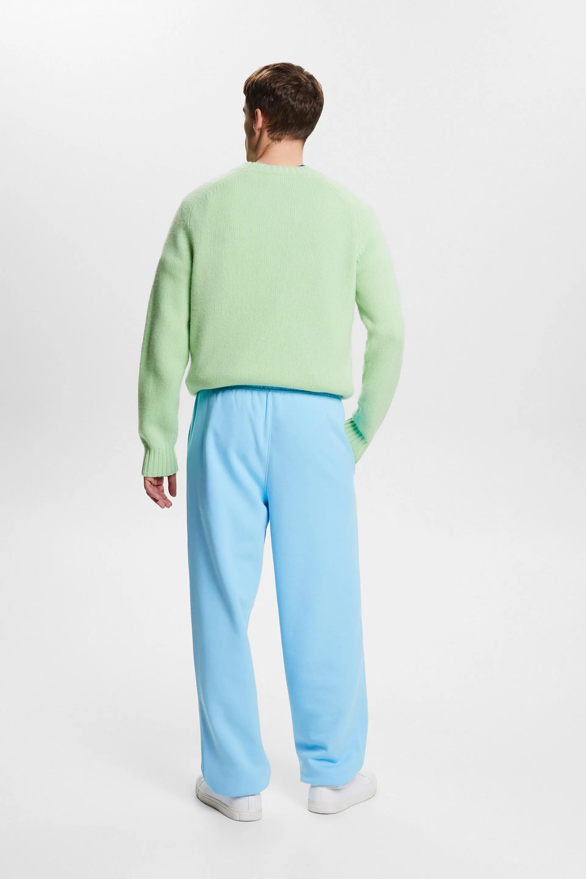 Joggers unisex con logo in pile di cotone