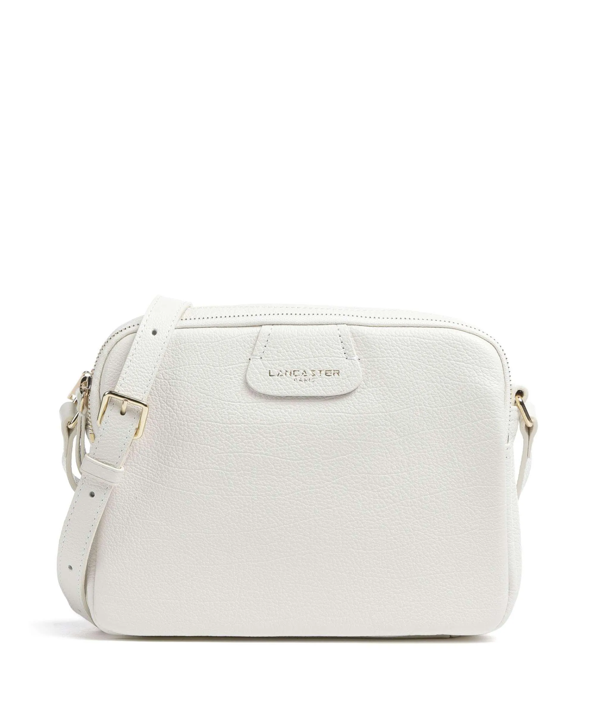  Lancaster Dune Borsa a tracolla pelle di vacchetta grana bianco  