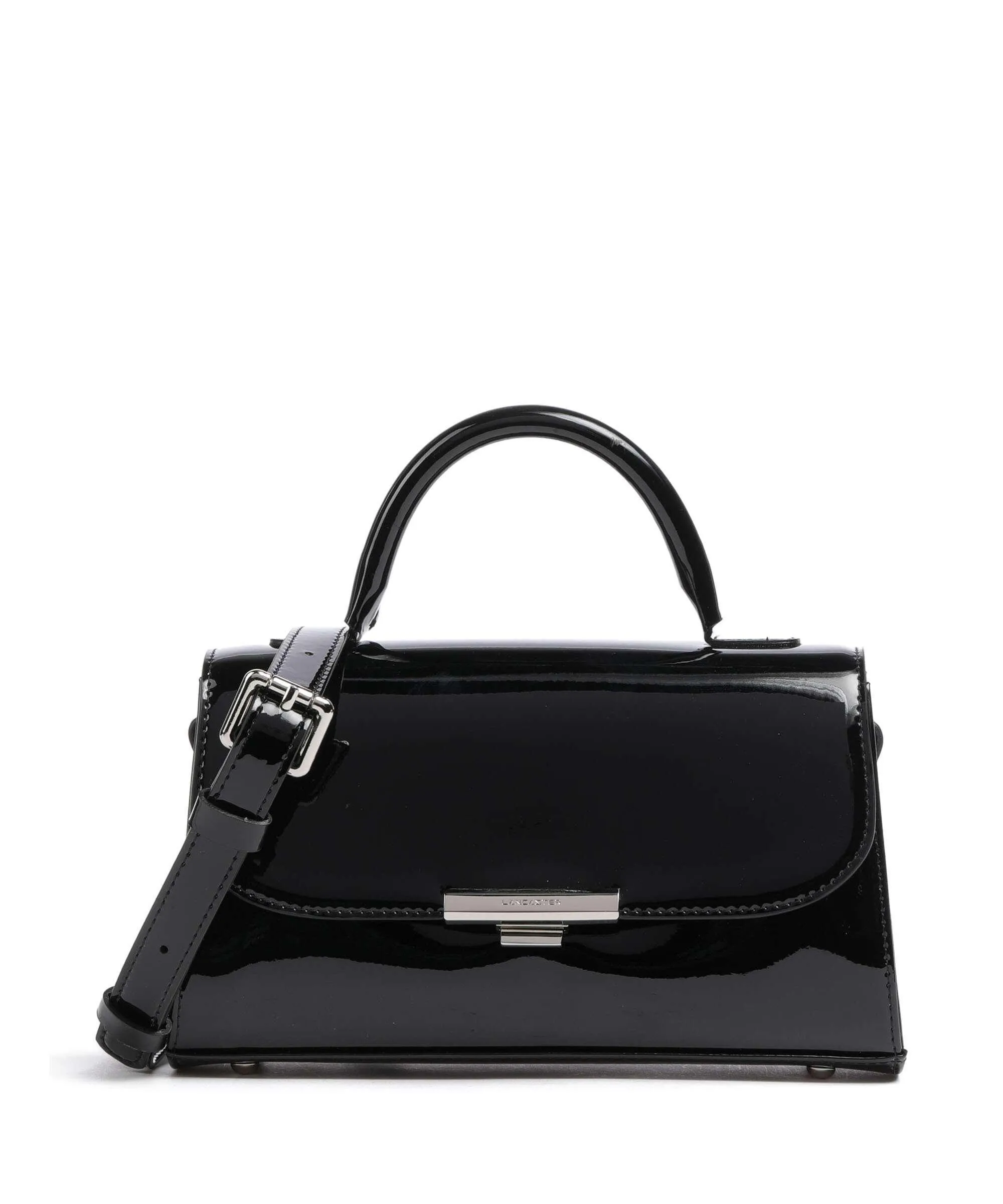  Lancaster Firenze Vernis Borsa a mano pelle sintetica nero  