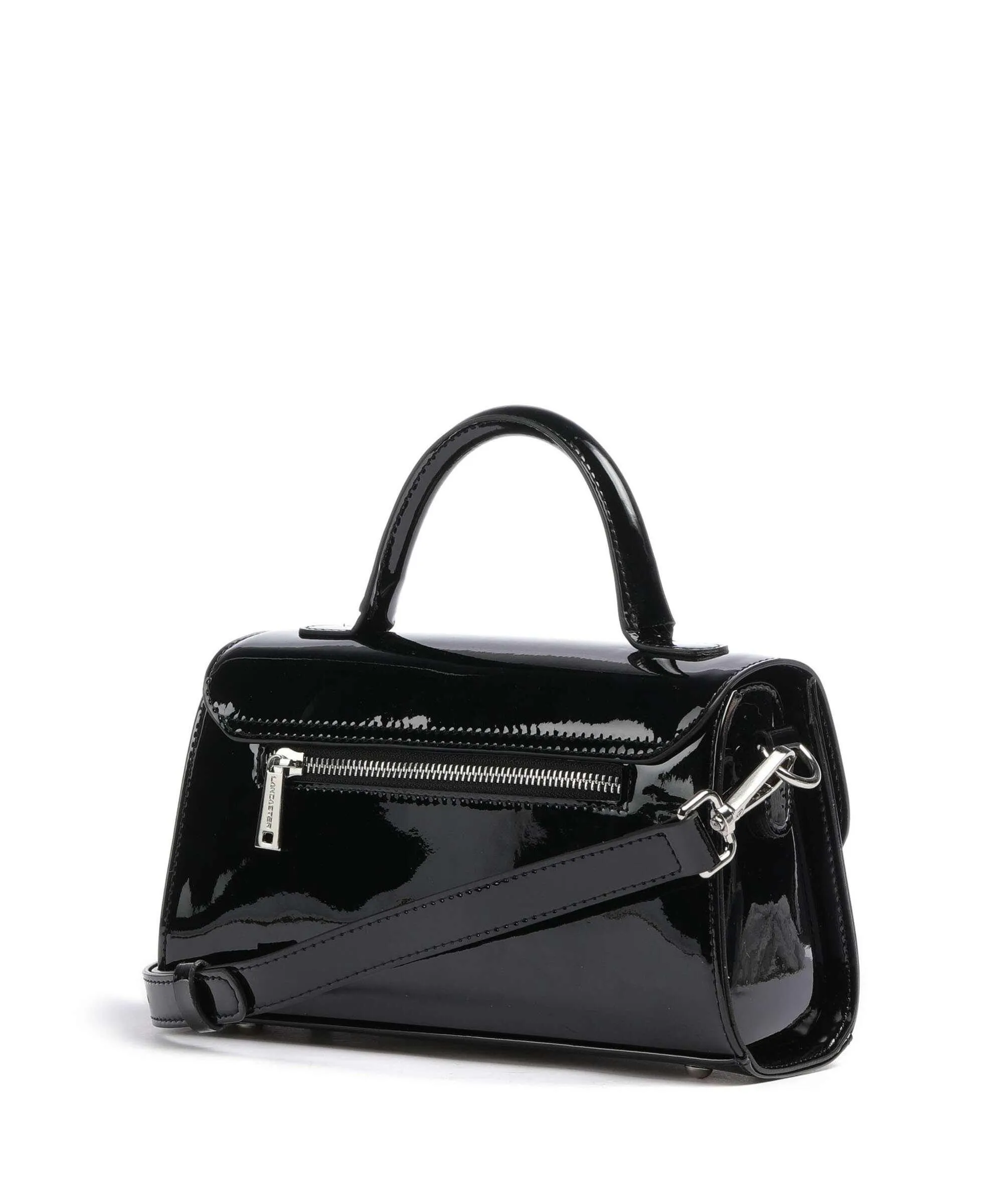  Lancaster Firenze Vernis Borsa a mano pelle sintetica nero  