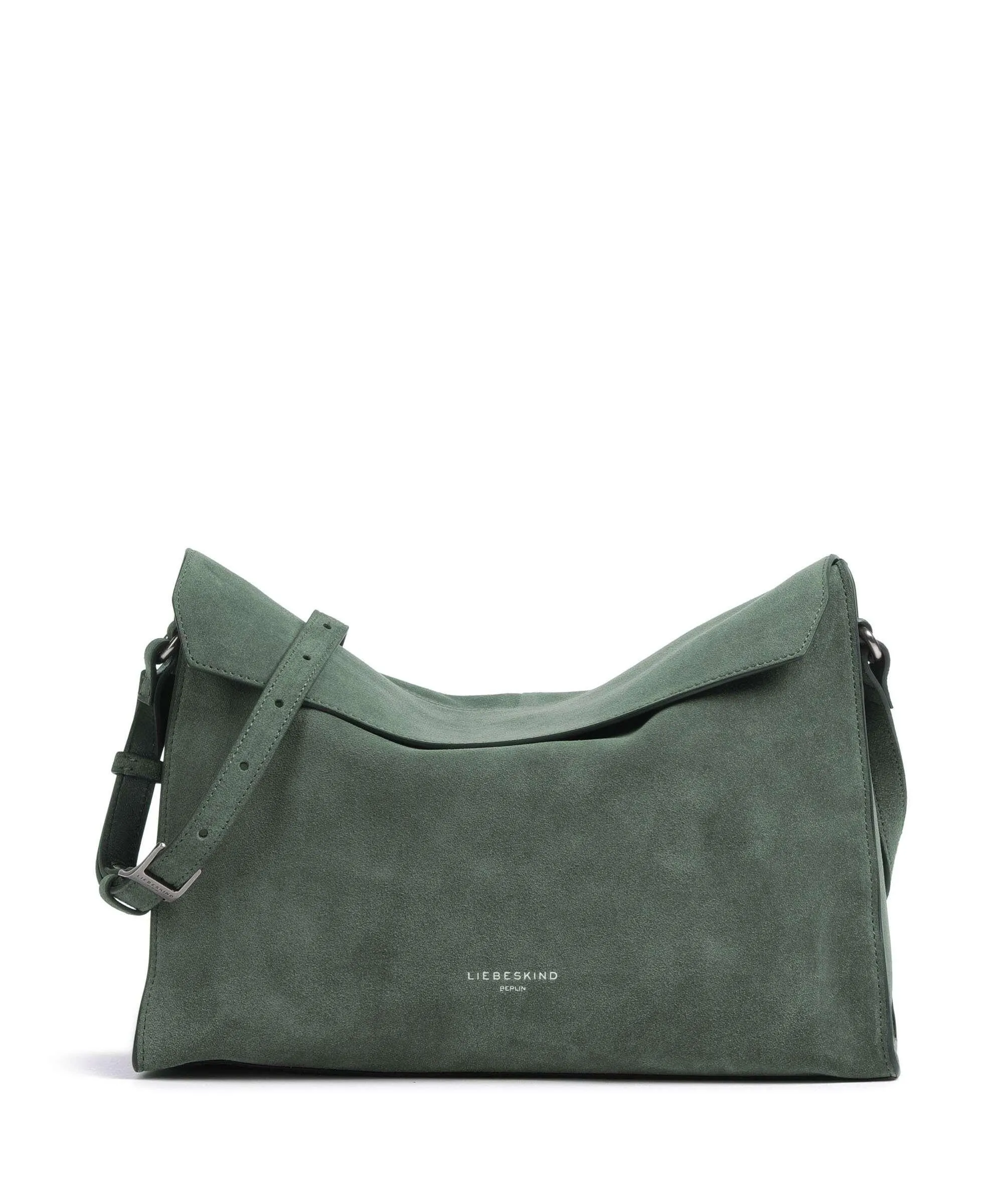  Liebeskind Lora Suede M Borsa a tracolla pelle ruvida verde scuro  