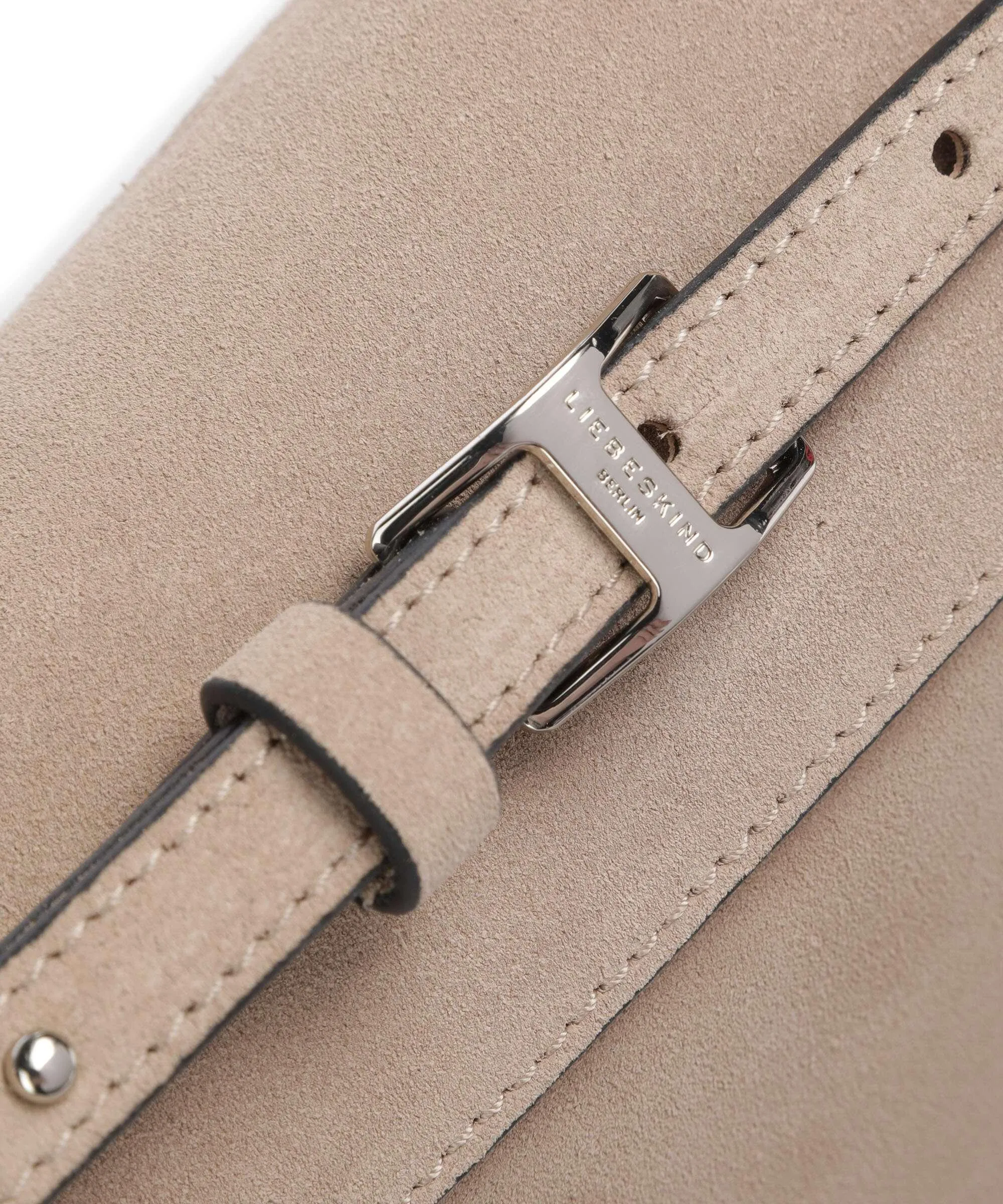  Liebeskind Lora Suede S Borsa a tracolla pelle ruvida beige  