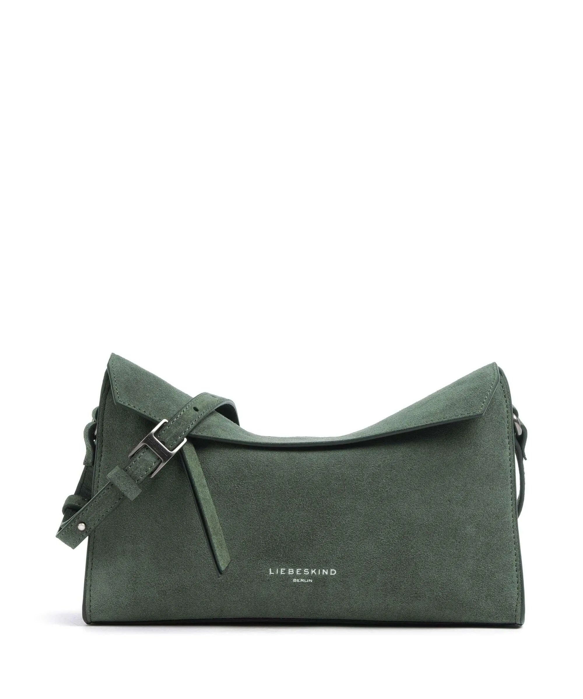  Liebeskind Lora Suede S Borsa a tracolla pelle ruvida verde scuro  