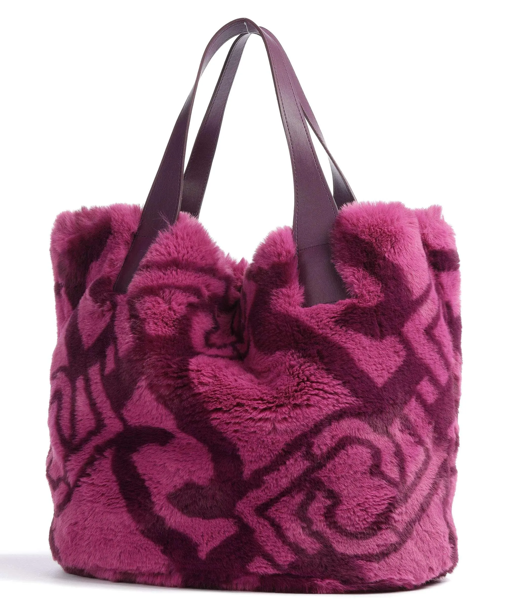  Liu Jo Valida Borsa shopper eco-pelliccia pink  