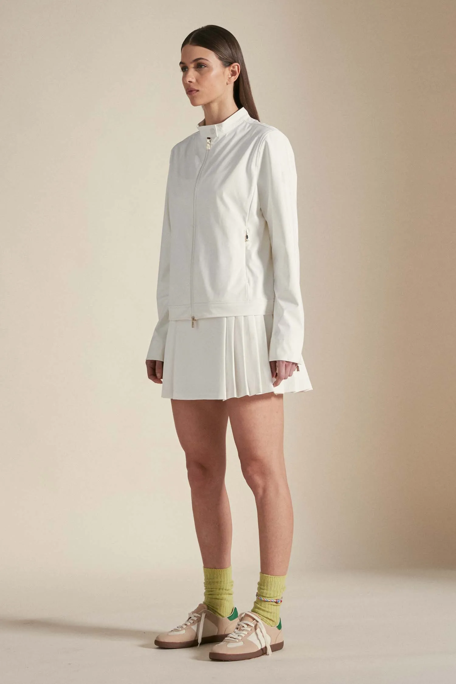 MAGI – Biker bianco in softshell