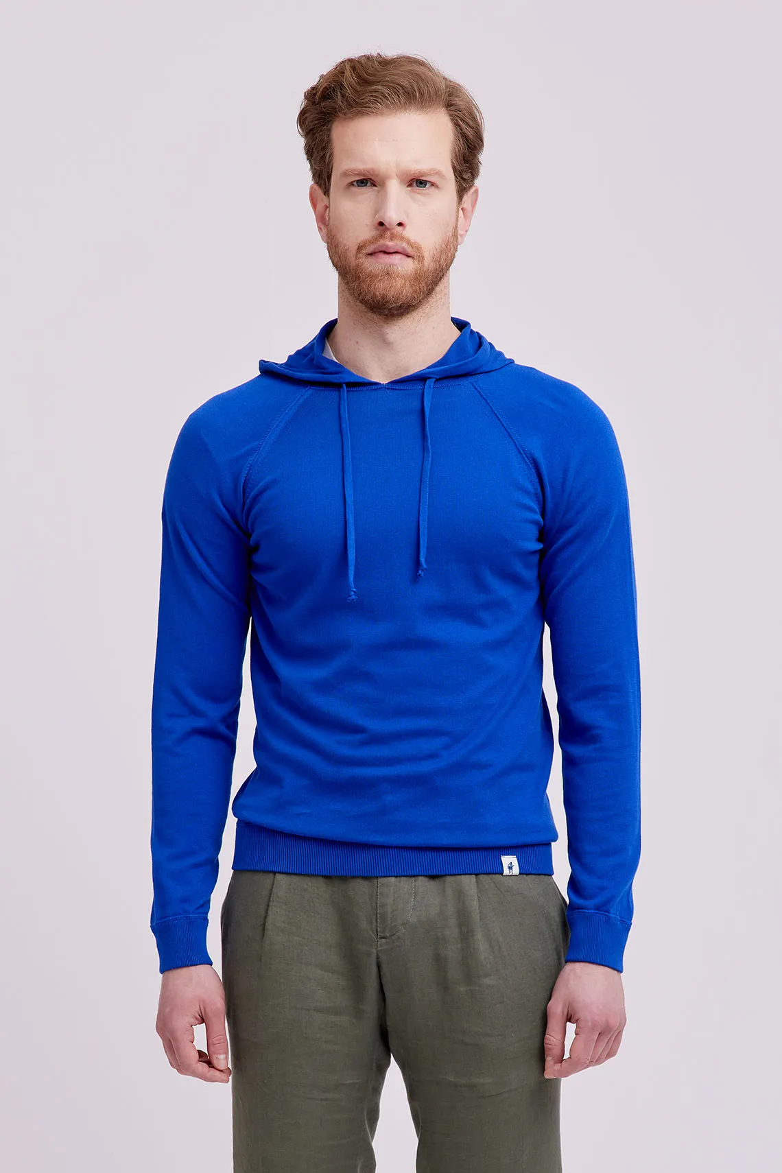 MAGLIA CAPPUCCIO COTONE BLUETTE