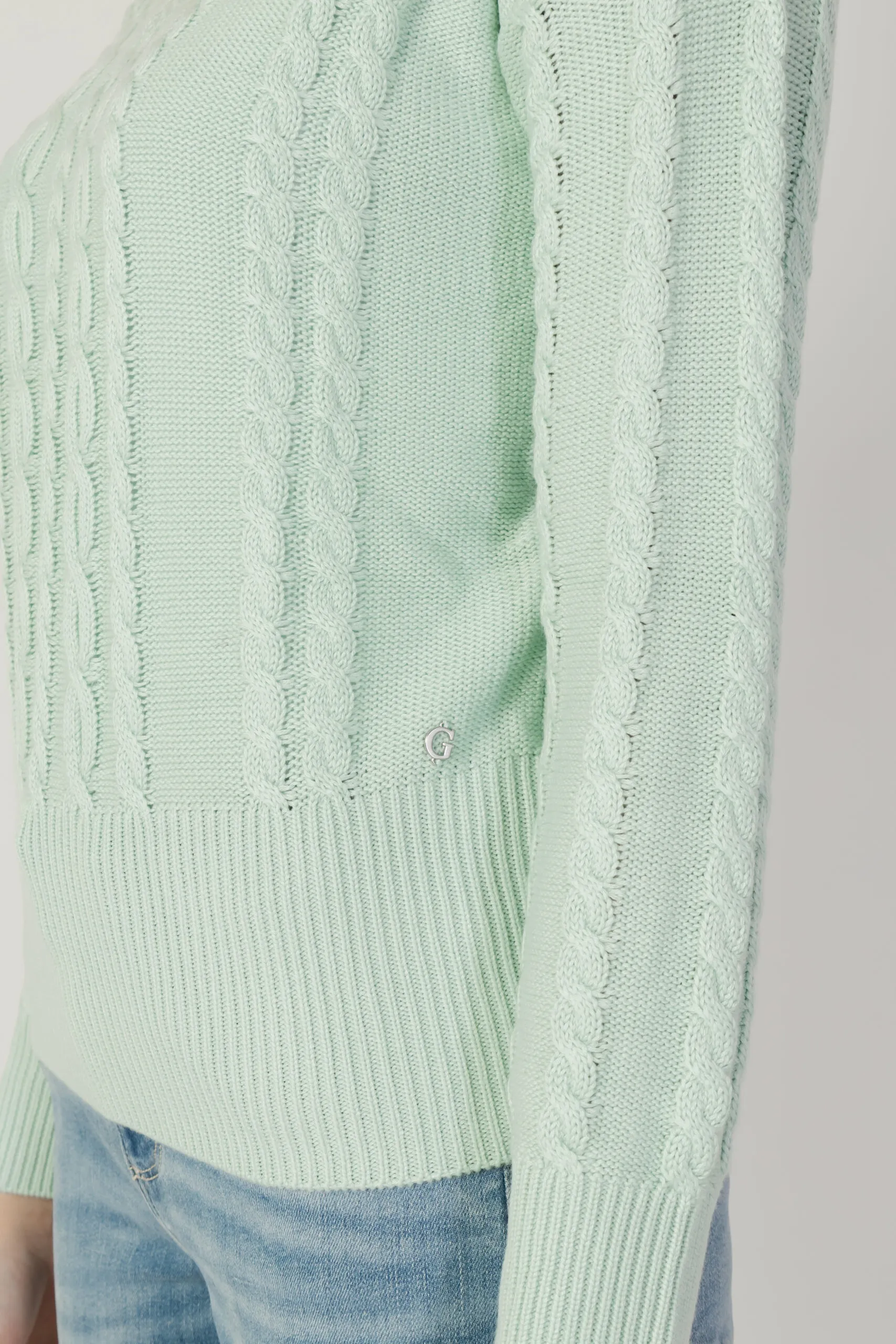 Maglia Guess carole vn ls swtr Verde