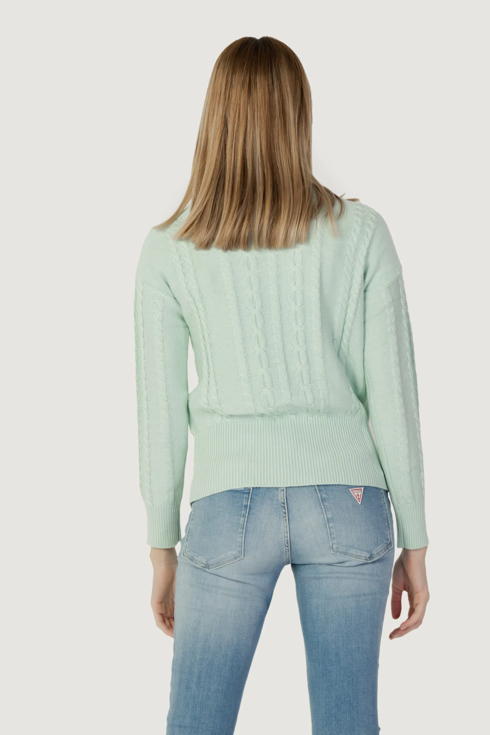 Maglia Guess carole vn ls swtr Verde