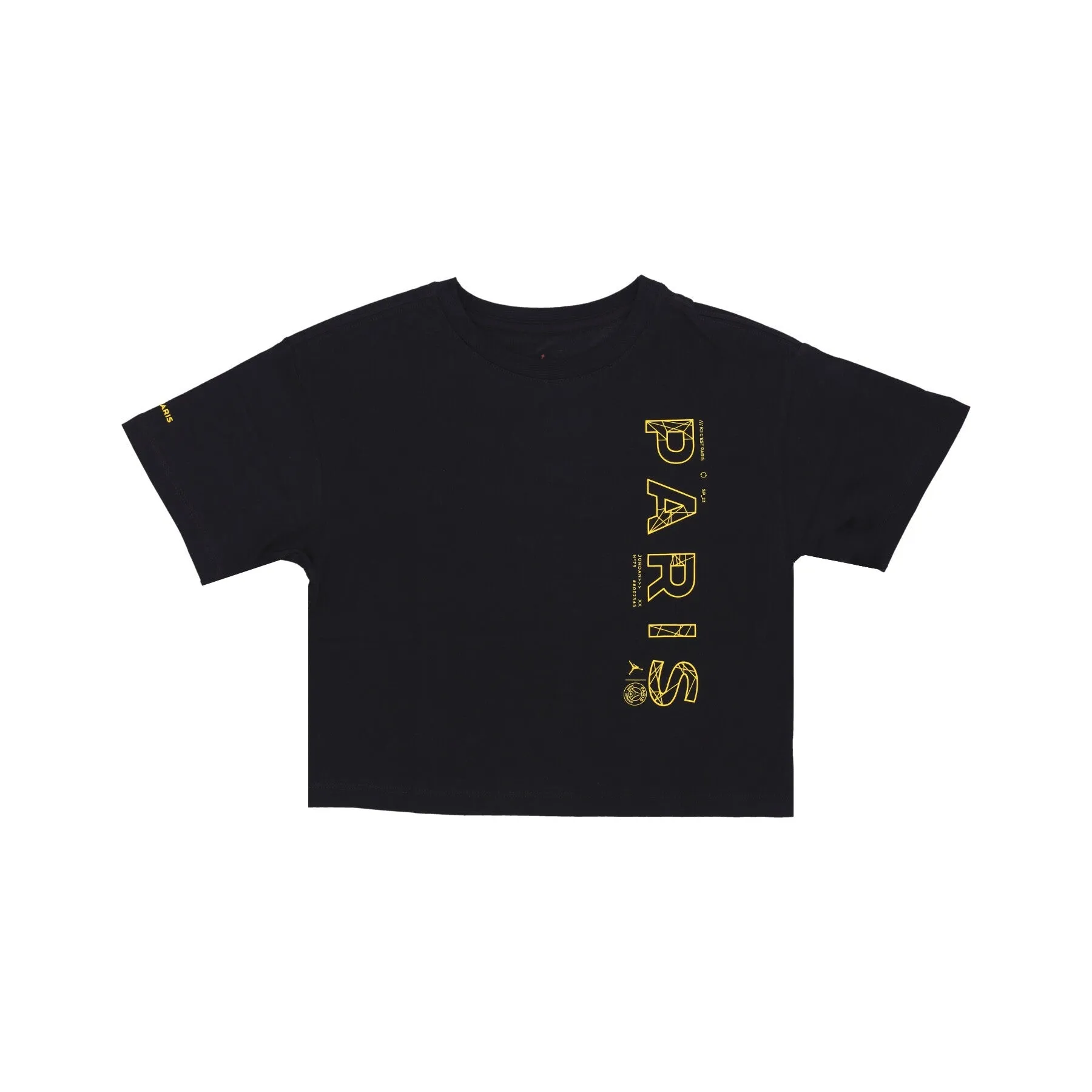 Maglietta Ragazza Paris Saint Germain Tee Black