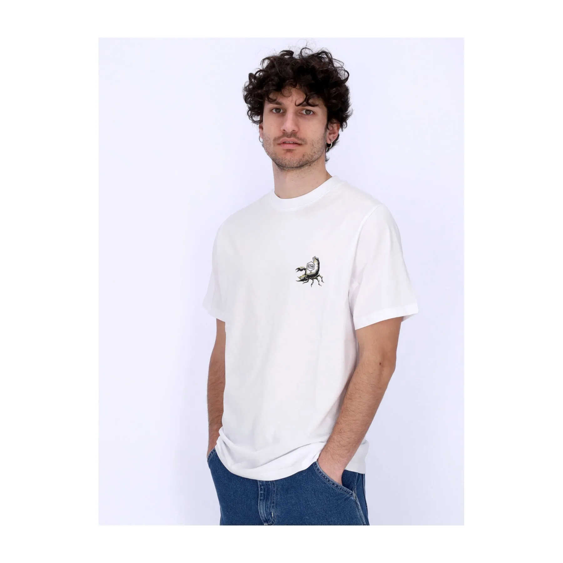 Maglietta Uomo Desert Scorpion Tee White