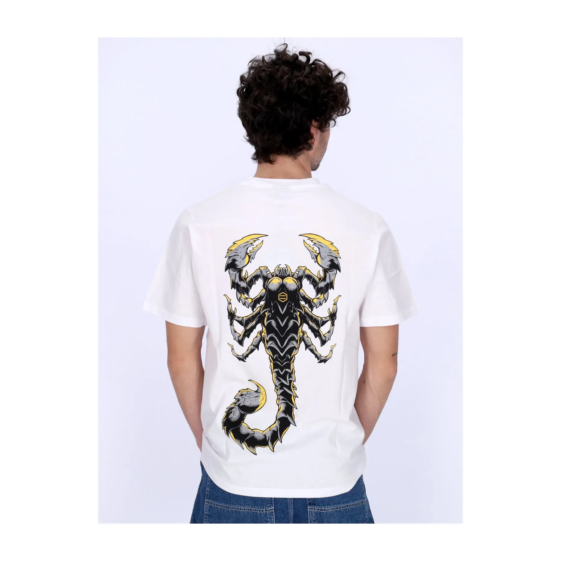 Maglietta Uomo Desert Scorpion Tee White
