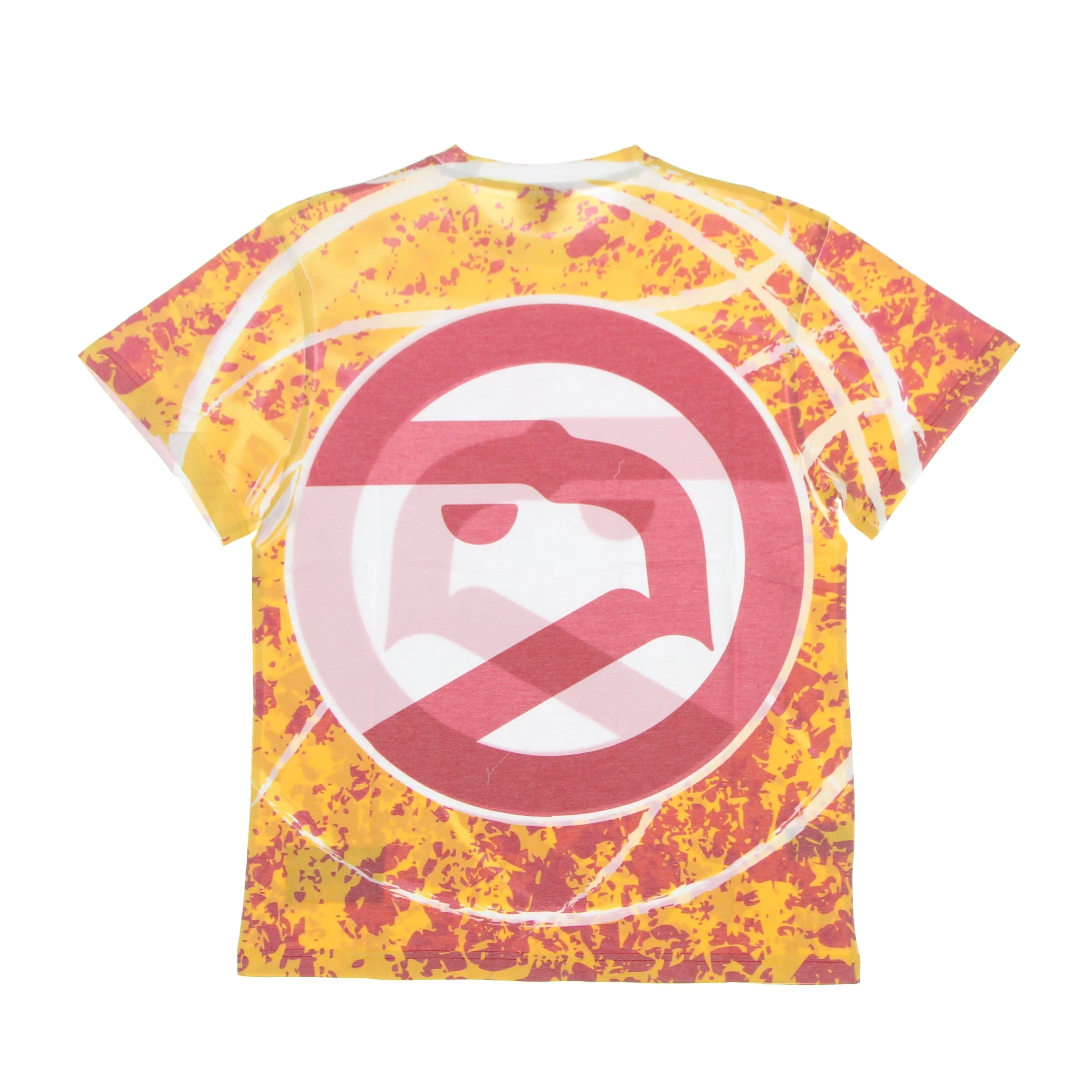 Maglietta Uomo Nba Jumbotron Tee Hardwood Classics Atlhaw Light Gold/original Team Colors